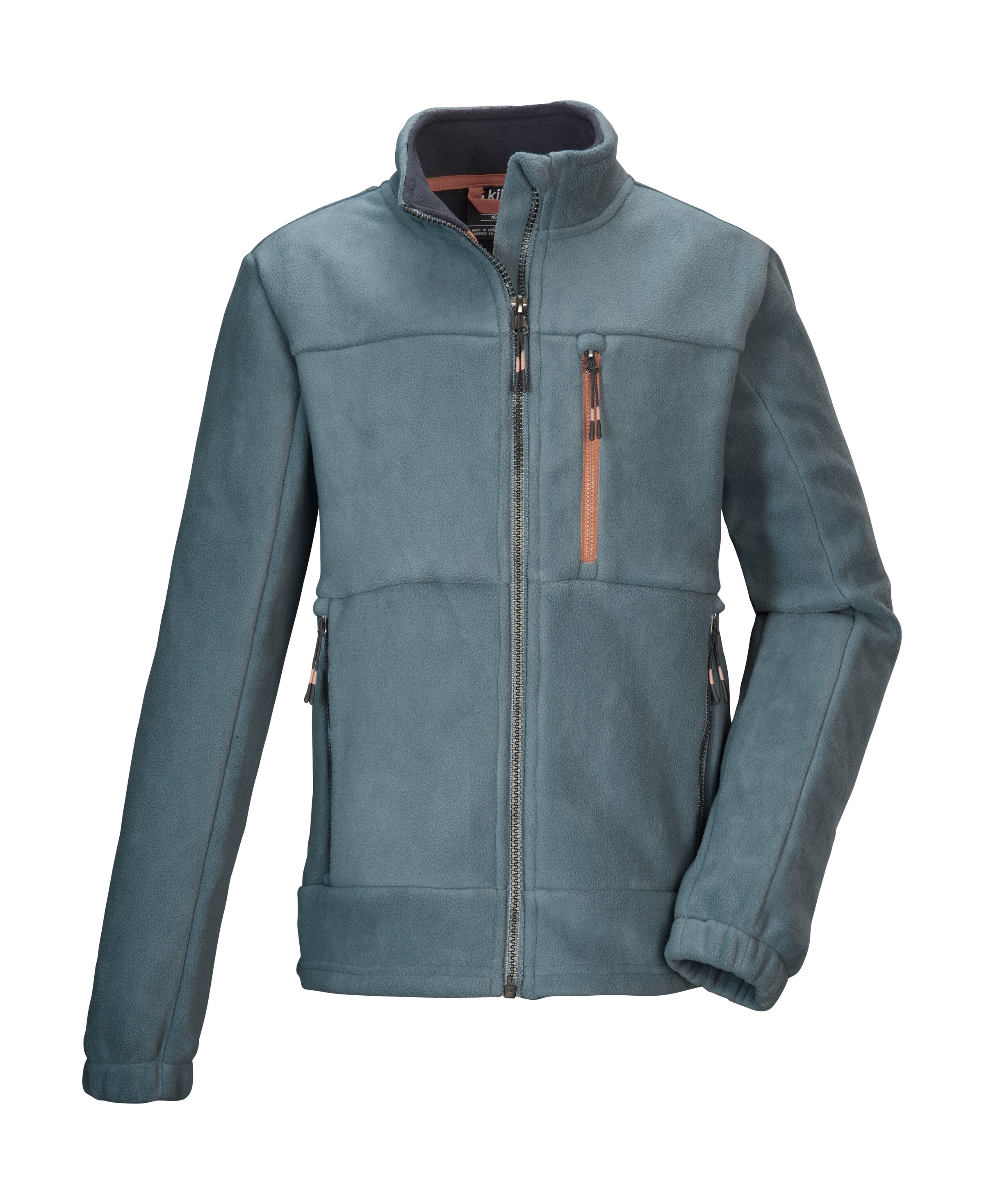 Killtec Fleecejacke "KOW 225 BYS FLC JCKT" Kinder Fleecejacke mit Stehkragen, Kinnschutz und Zipper-Taschen