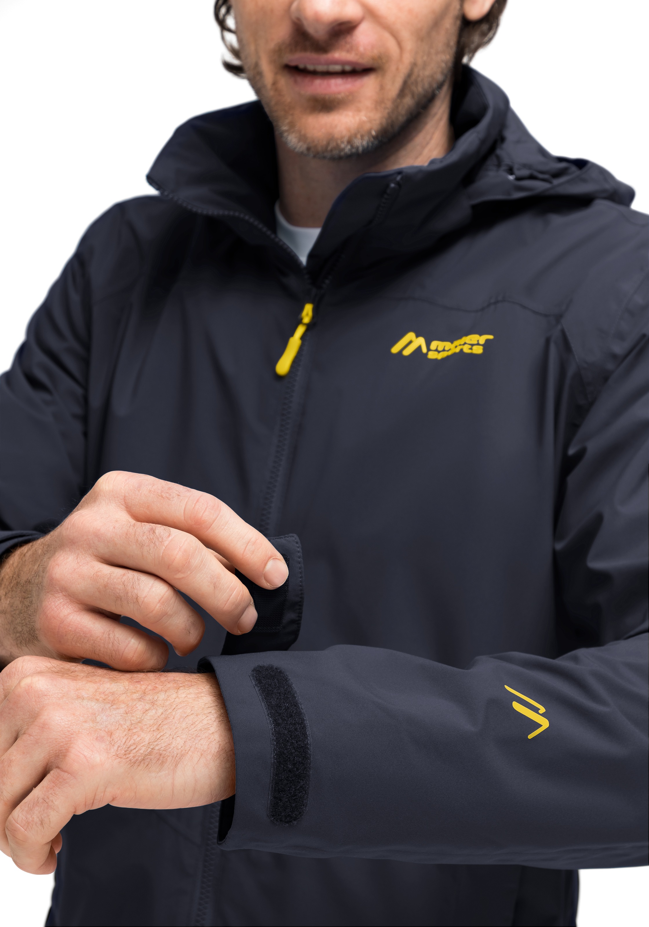 Maier Sports Funktionsjacke "Metor rec M" Herren Regenjacke, wetterfeste Ou günstig online kaufen