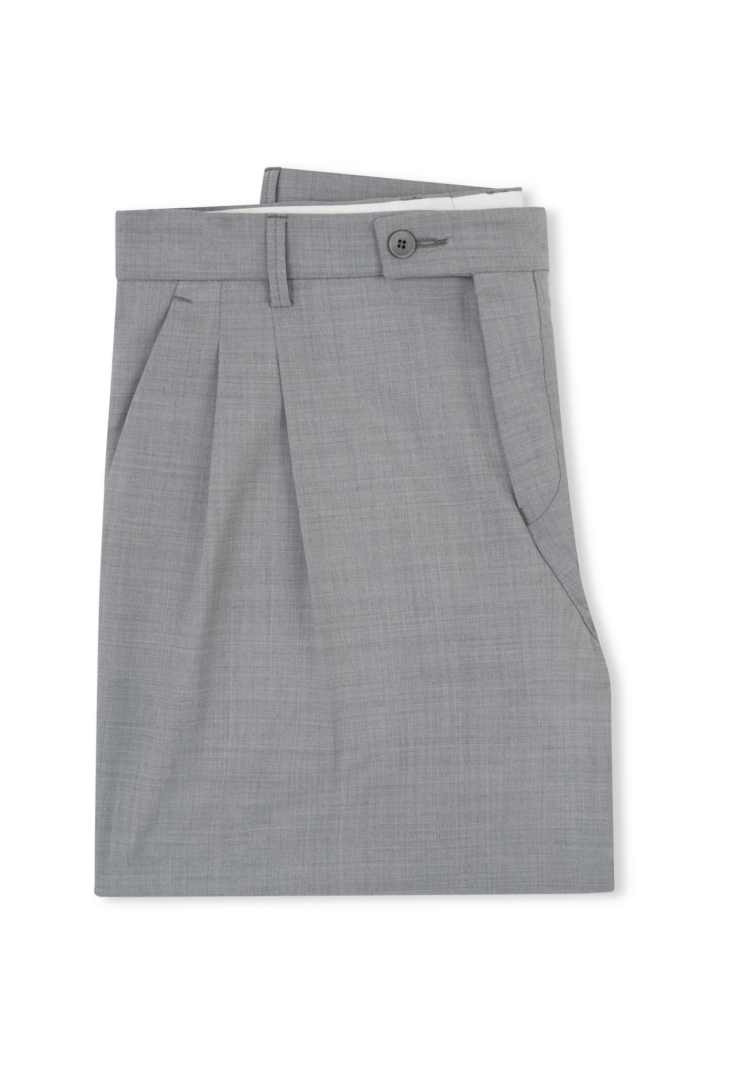 bugatti Shorts »Loose Fit«  aus Woll-Baumwoll-Mix mit Struktur