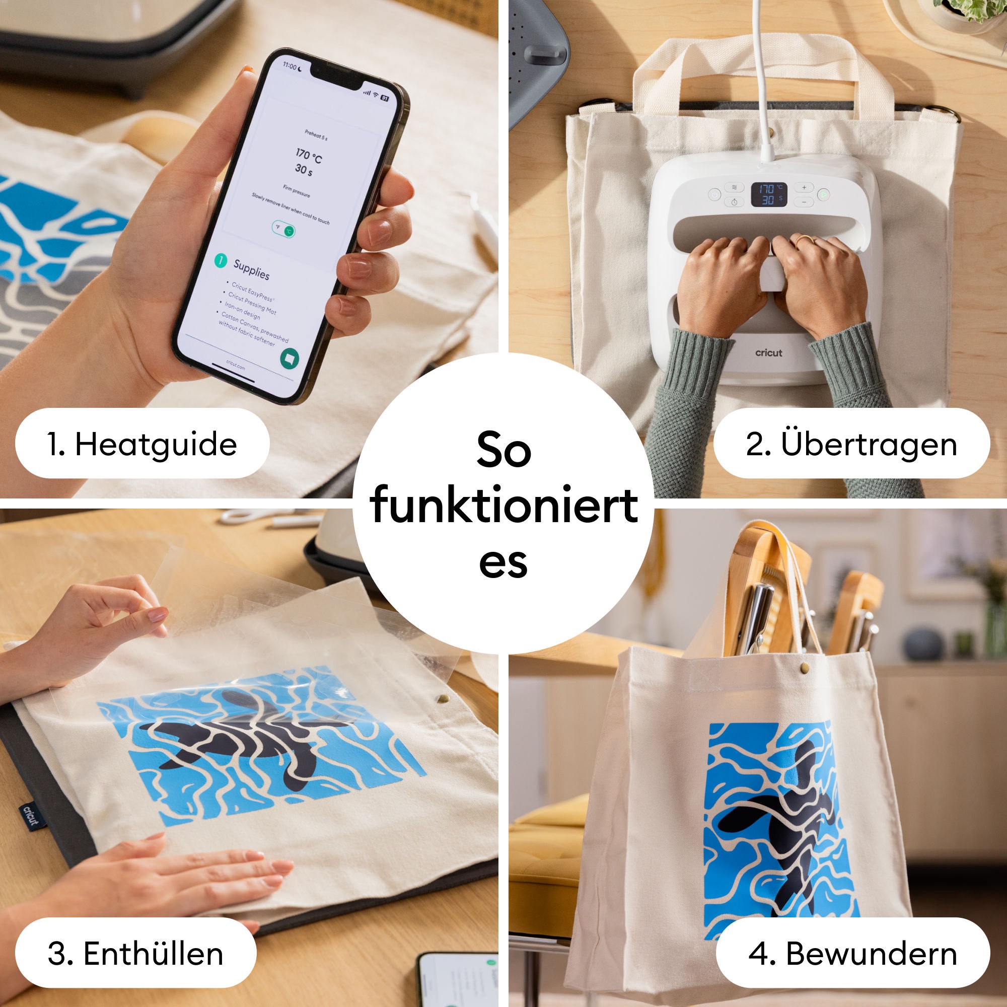 Cricut Transferpresse »EasyPress™ 3 – 22,5 cm x 22,5 cm« 22,5 cmx22,5 cm