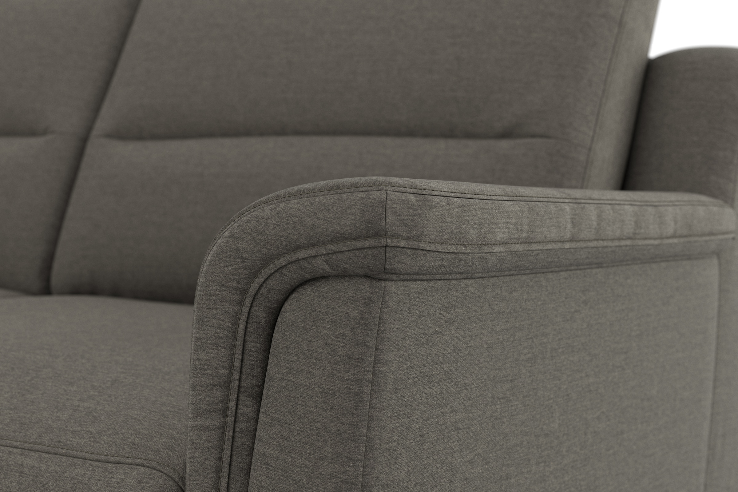 sit&more Ecksofa »Farö L-Form«, inklusive Federkern, wahlweise mit Bettfunktion und Bettkasten