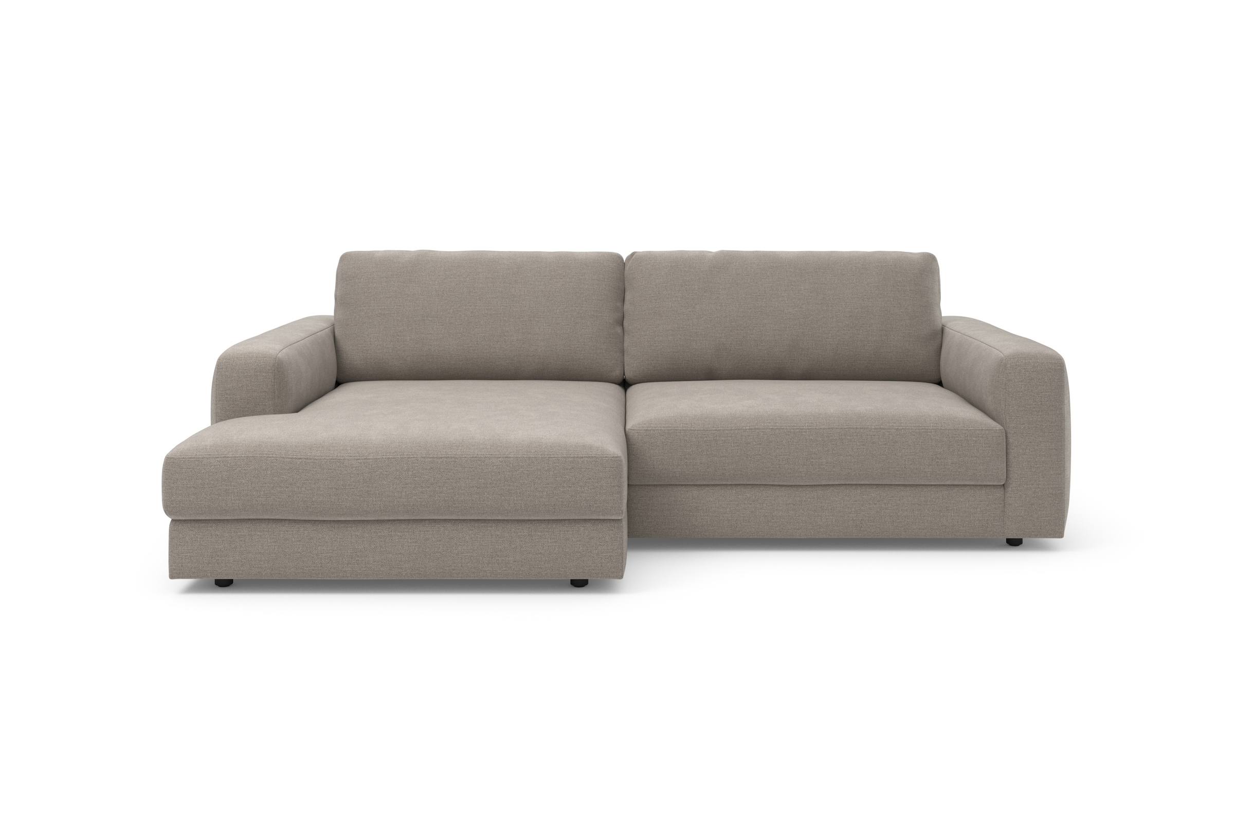 TRENDMANUFAKTUR Ecksofa »Bourbon, Designsofa mit tollem Sitzkomfort, L-Form,«, extra tiefe Sitzfläche, wahlweise mit Sitztiefenverstellung