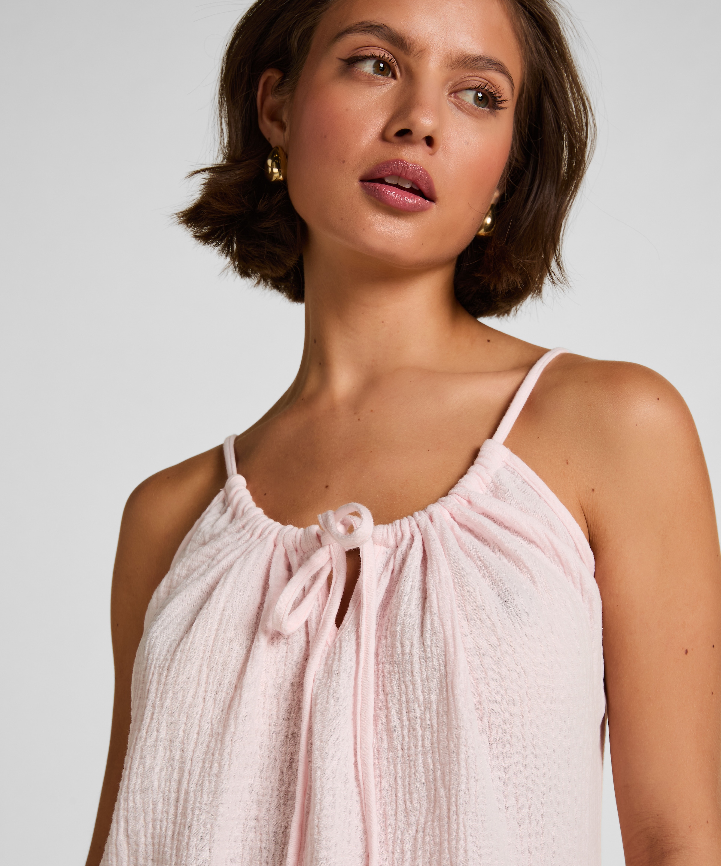 Hunkemöller Pyjama »Musselin-Slipdress«
