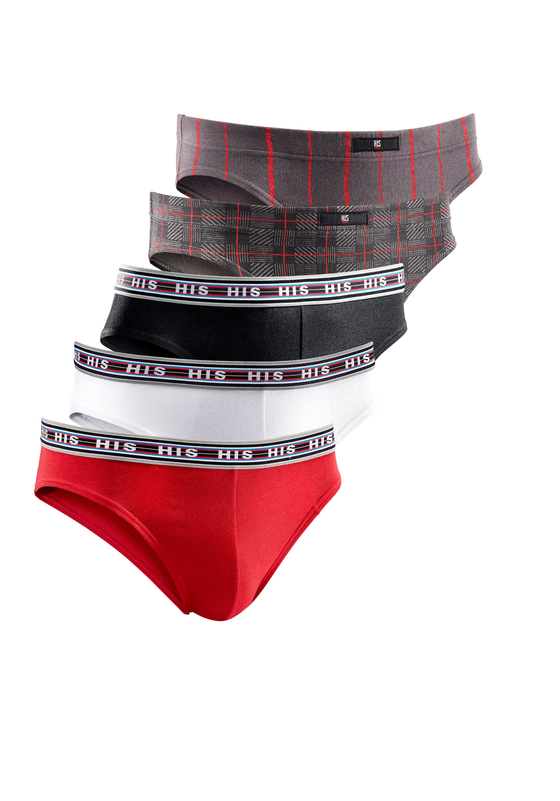 H.I.S Slip, (Packung, 7 St.), aus Baumwoll-Stretch