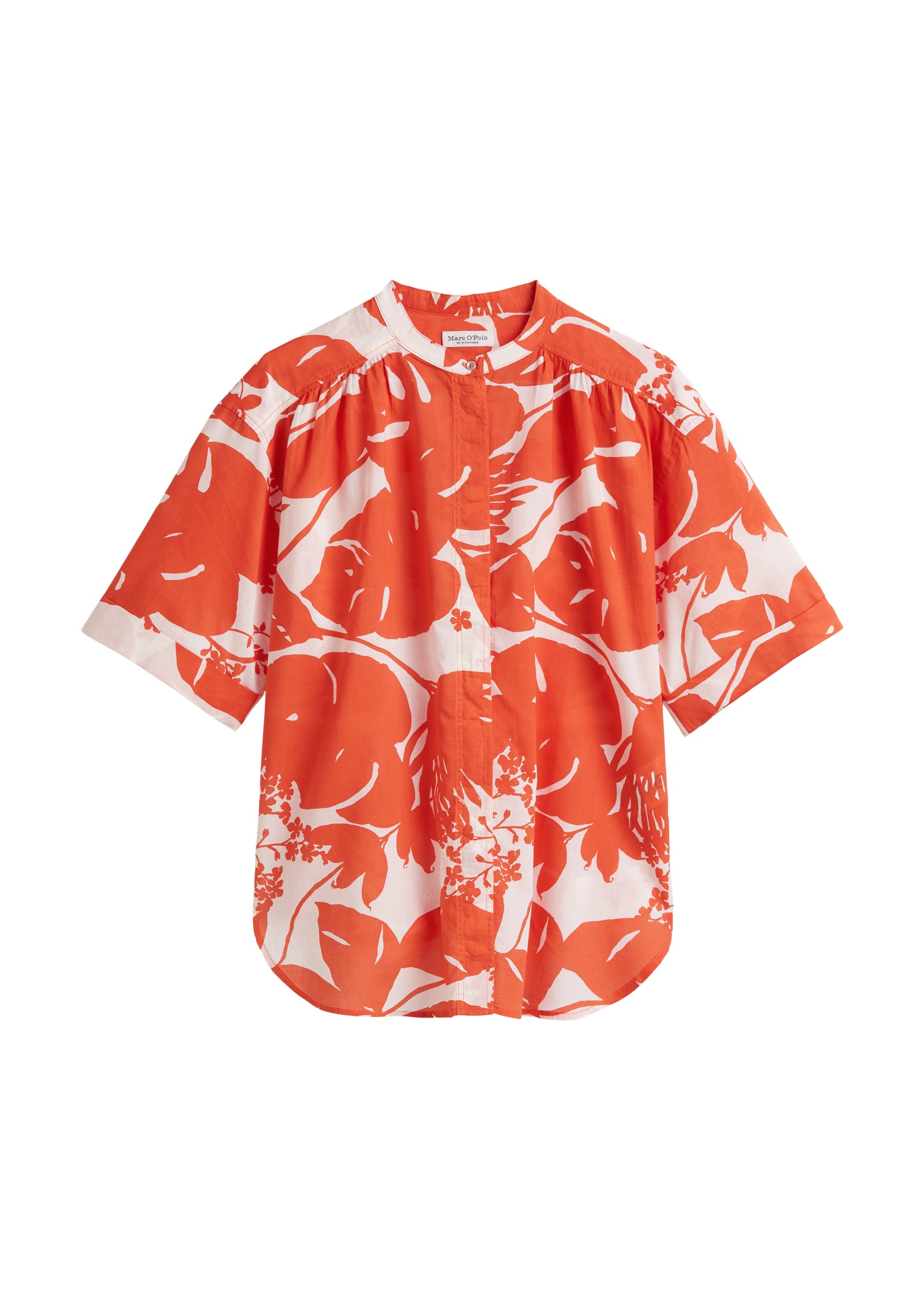 Marc O'Polo Kurzarmbluse »aus Silky-Touch-Voile«