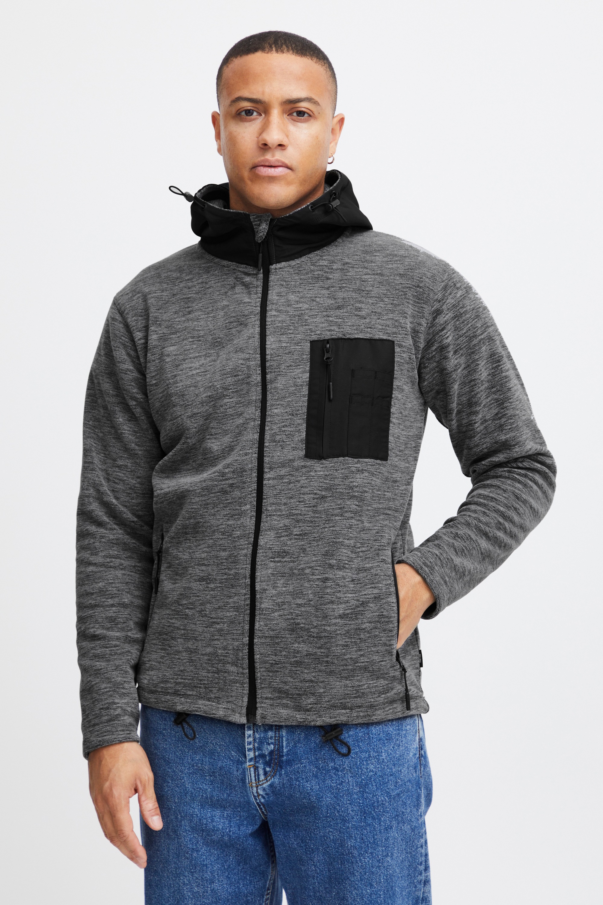 Indicode Fleecejacke »Fleecejacke IDWilmot«, mit Kapuze