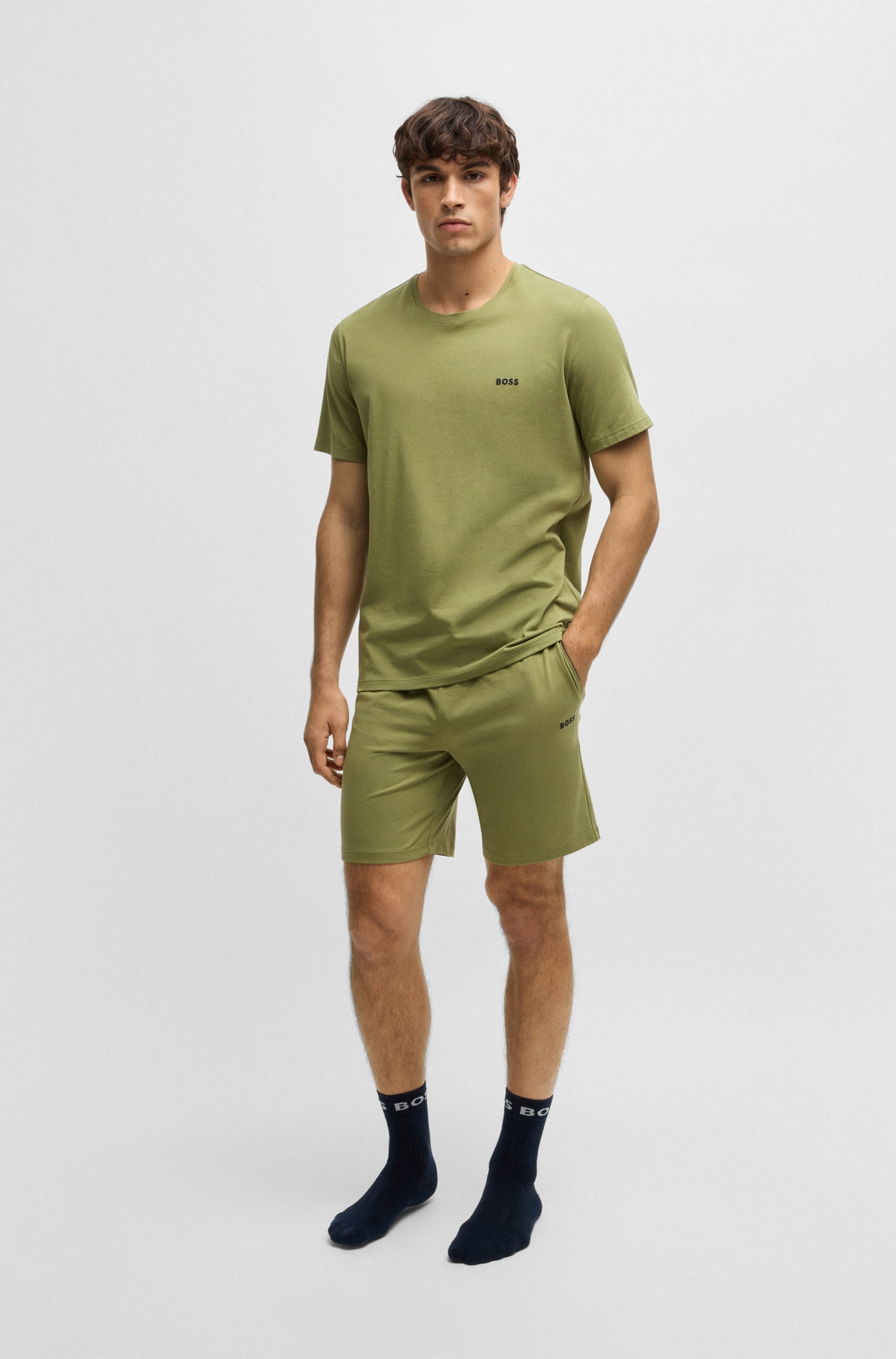BOSS Sweatshorts »Mix&Match Short CW«, mit Eingriffstaschen
