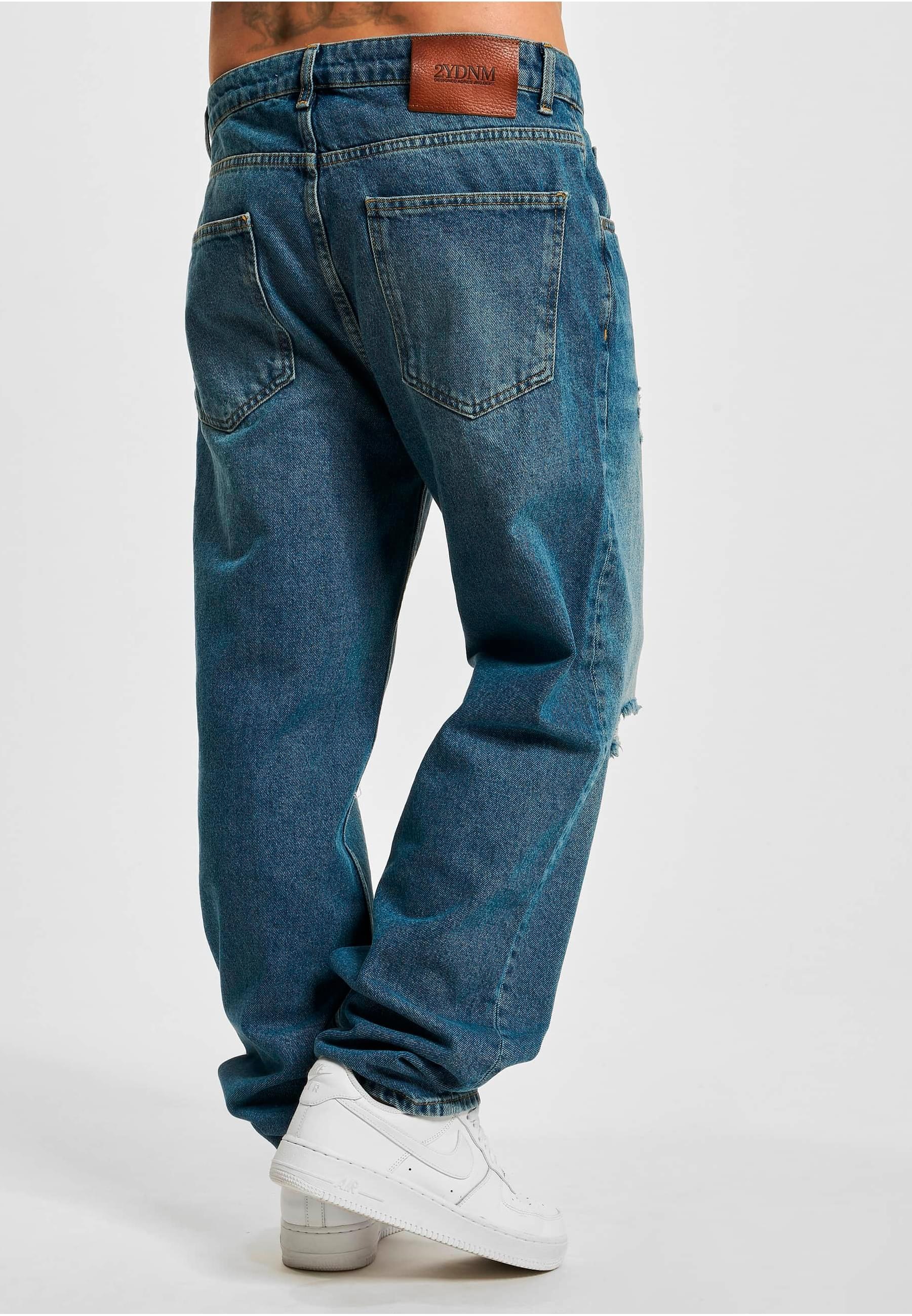 2Y Studios Bequeme Jeans »2Y Studios Herren 2Y Destoyed Baggy Jeans«, (1 tlg.)