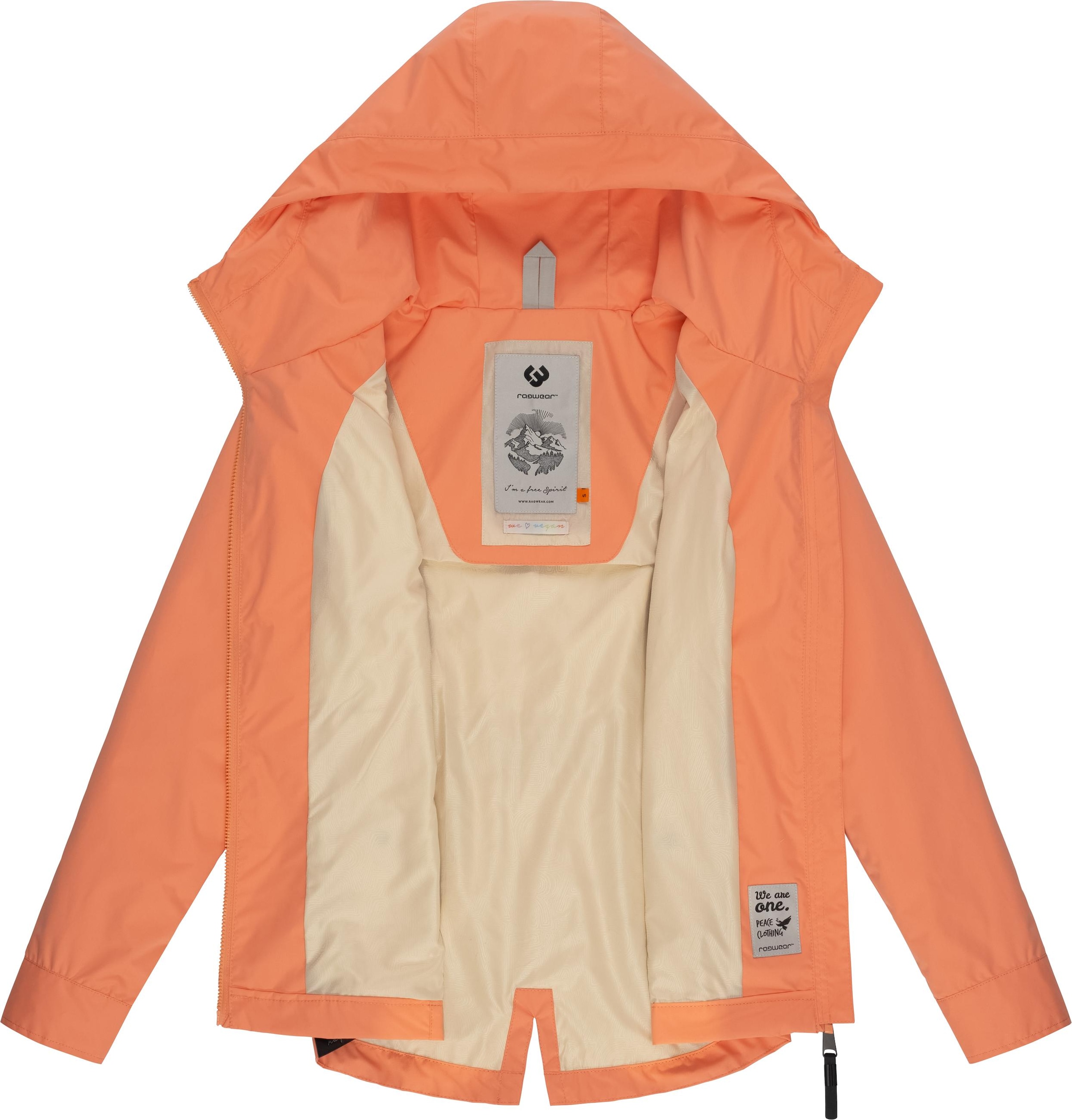 Ragwear Outdoorjacke »Monade Übergang«, mit Kapuze, stylische Übergangsjacke mit großer Kapuze