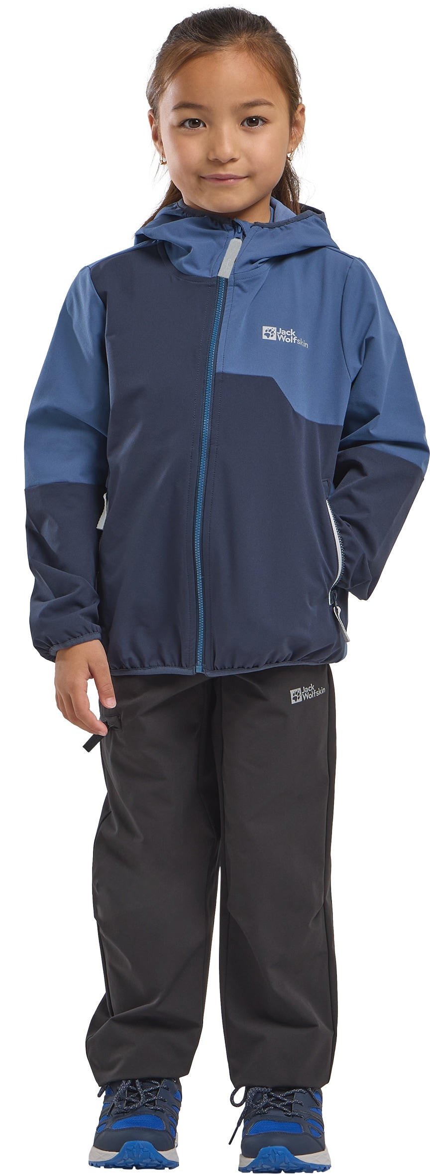 Jack Wolfskin Outdoorjacke »TURBULENCE HOODED JKT K«, mit Kapuze