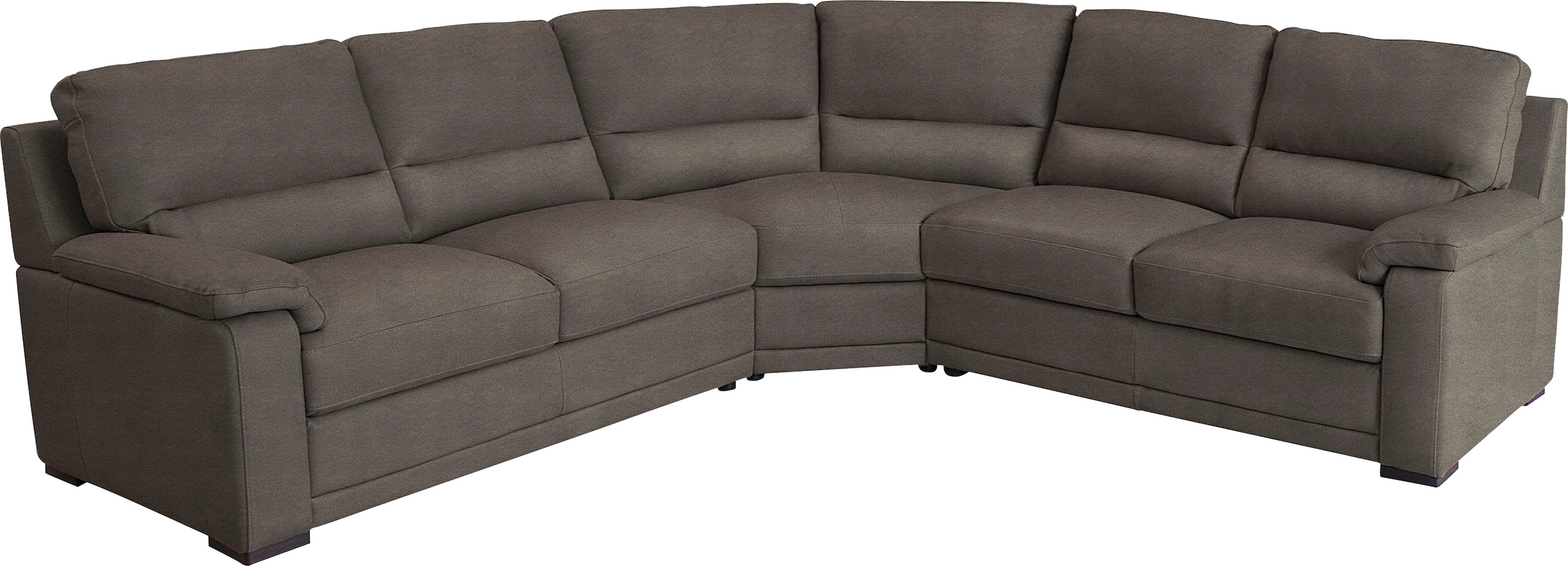 Egoitaliano Ecksofa »Doris, modernes Designerecksofa in hochwertigen Microfaserqualitäten«, edle Detailverarbeitung, wahlweise fleckenabweisend oder in Lederoptik