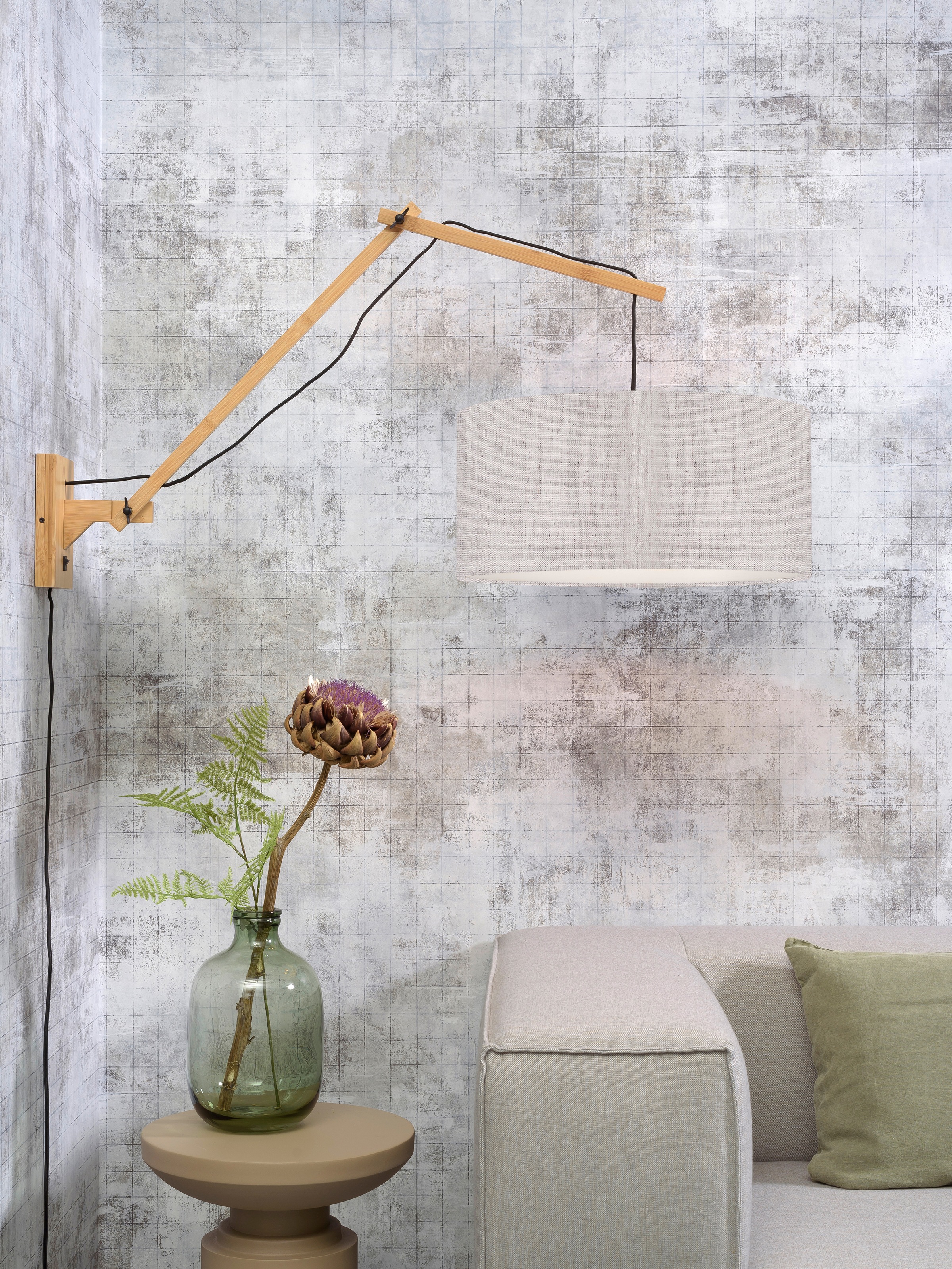 GOOD&MOJO Wandleuchte »Andes«, Leuchtmittel E27 | ohne Leuchtmittel