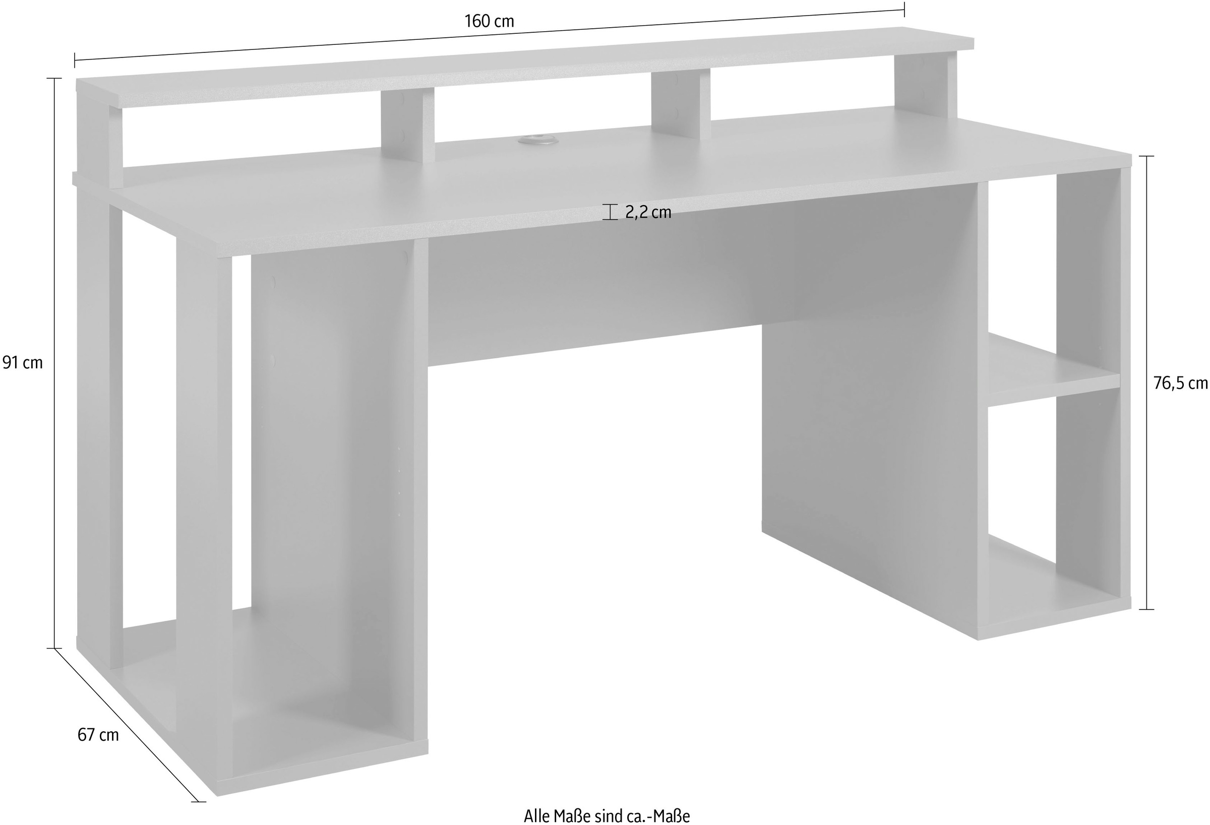 Inter Link Gamingtisch 1 Stk. tlg.