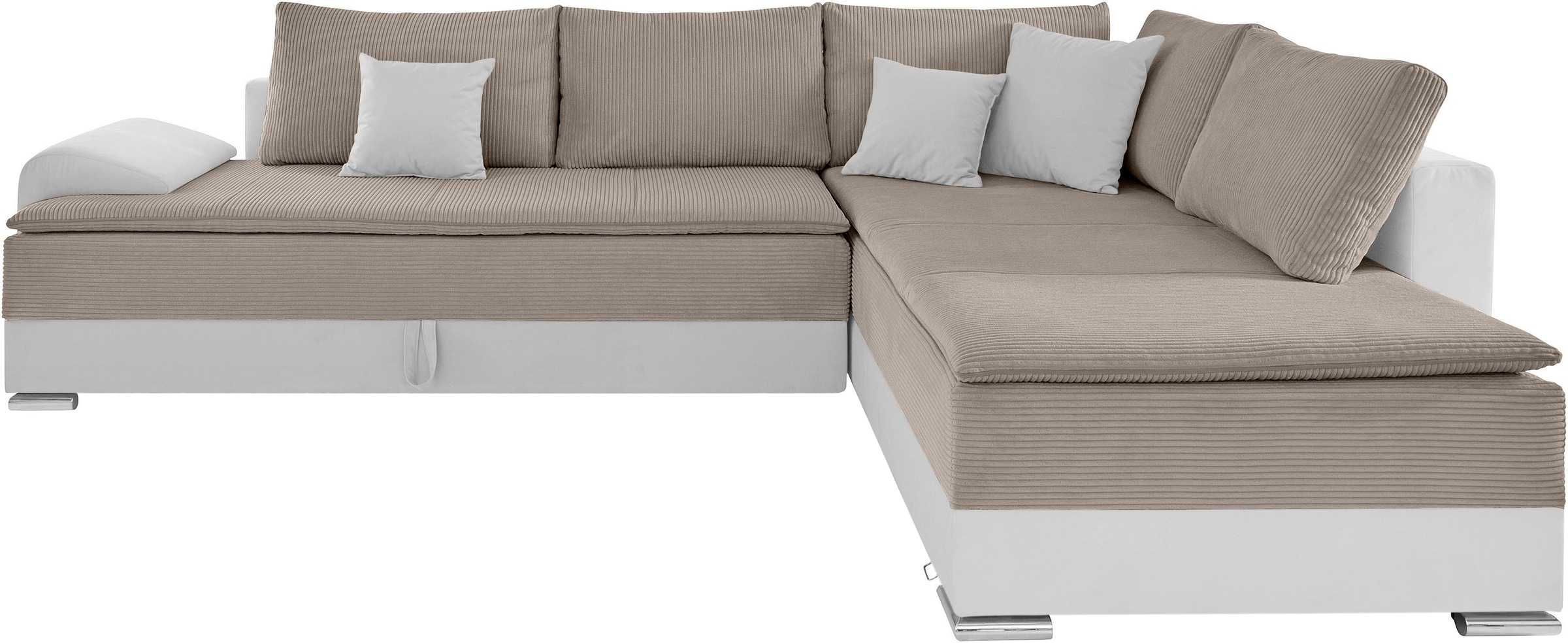 INOSIGN Ecksofa "Boxspringbett Night & Day L-Form mit Dauer-Schlaffunktion günstig online kaufen