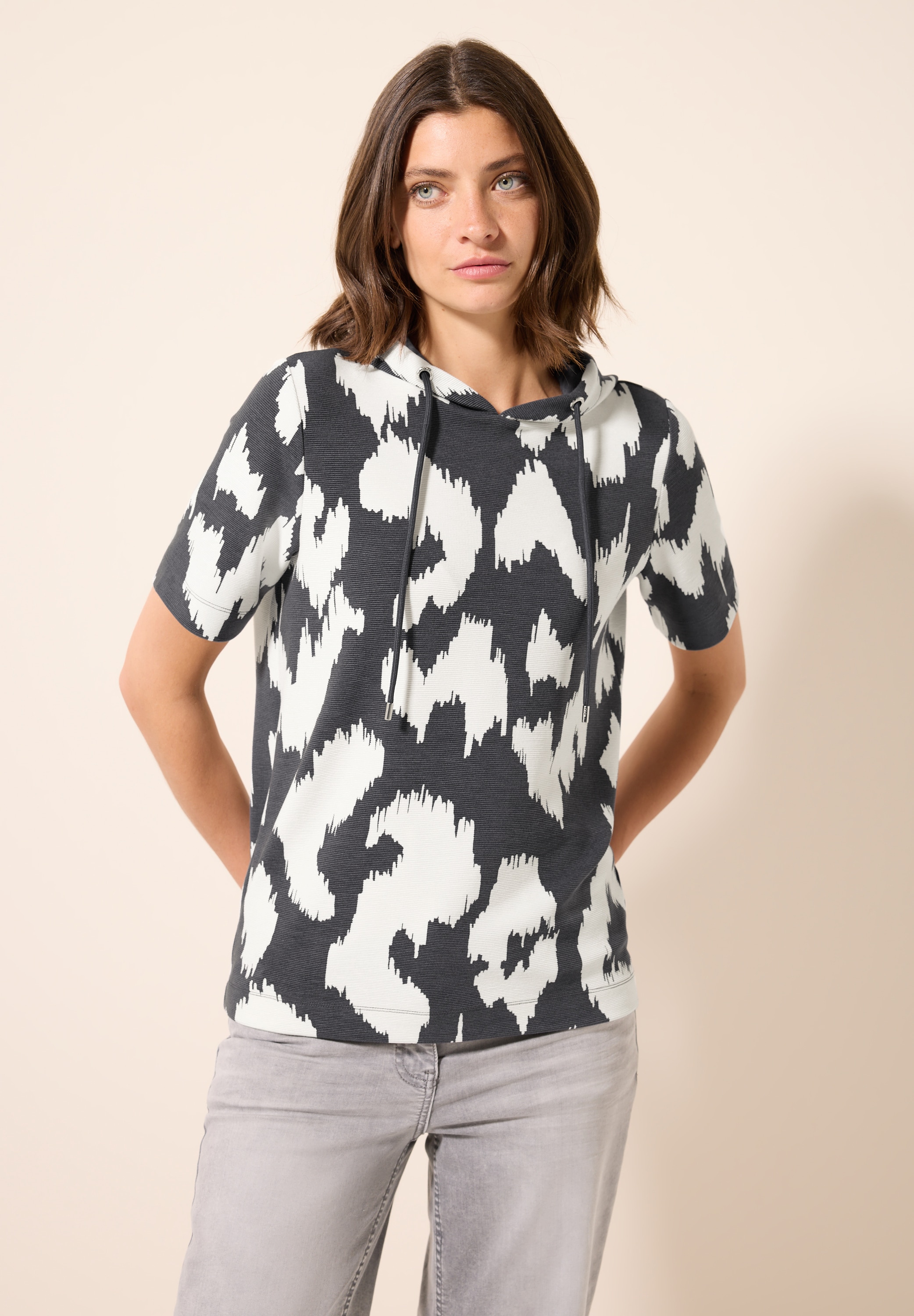 Cecil Kapuzenshirt, mit grafischem Muster günstig online kaufen