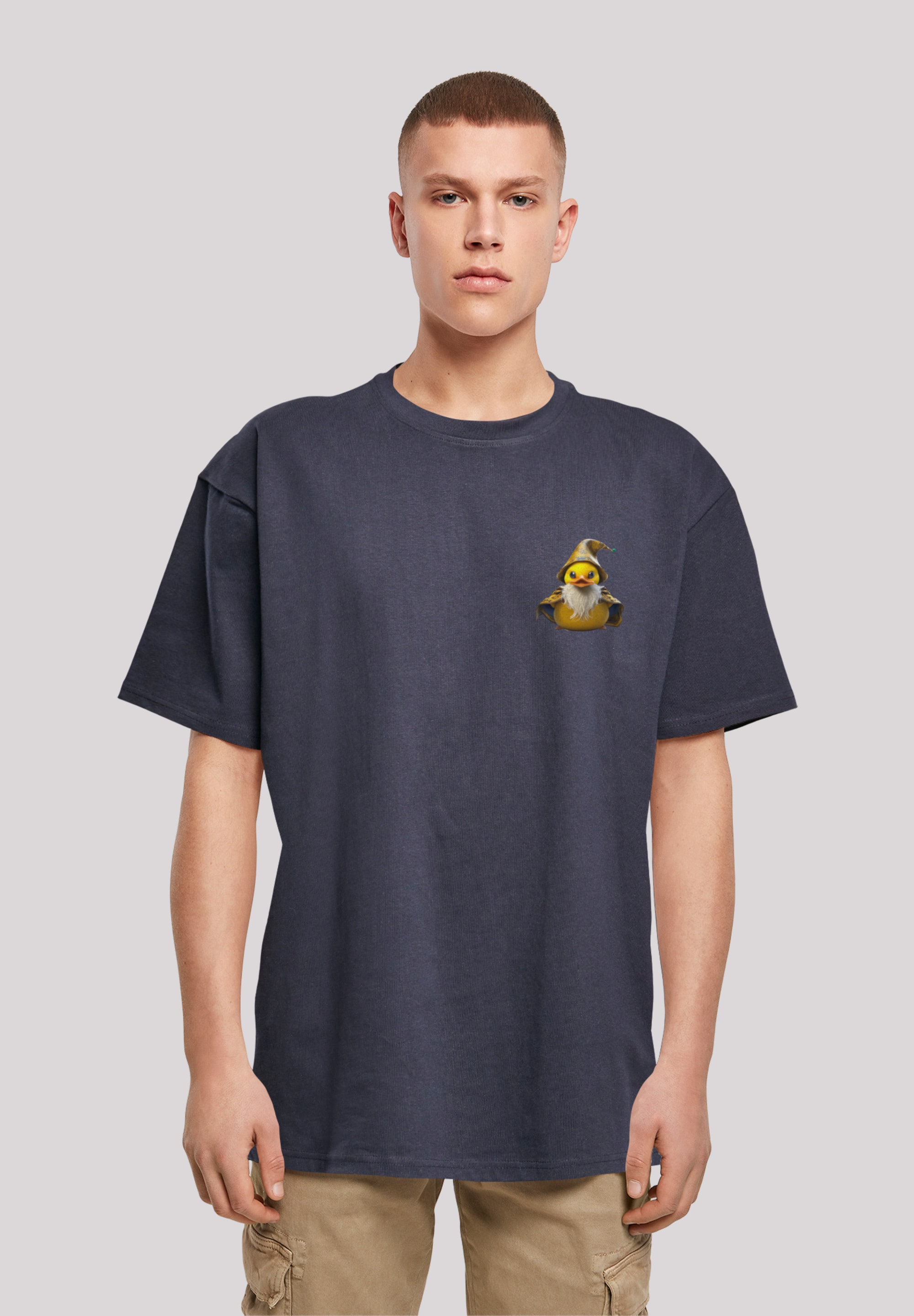 F4NT4STIC T-Shirt "Rubber Duck Wizard OVERSIZE TEE", Print