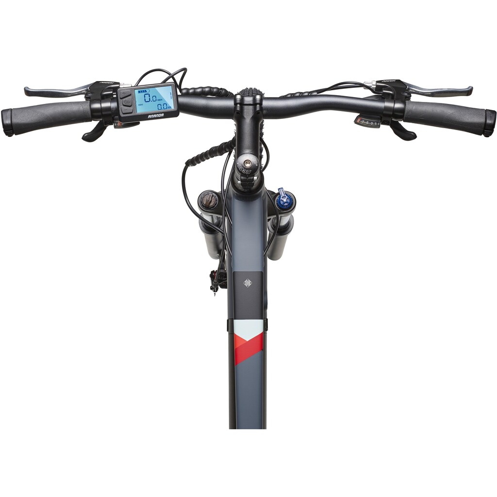 Telefunken E-Bike »Aufsteiger M935«, 24 Gang, Shimano, Acera, Heckmotor 250 W