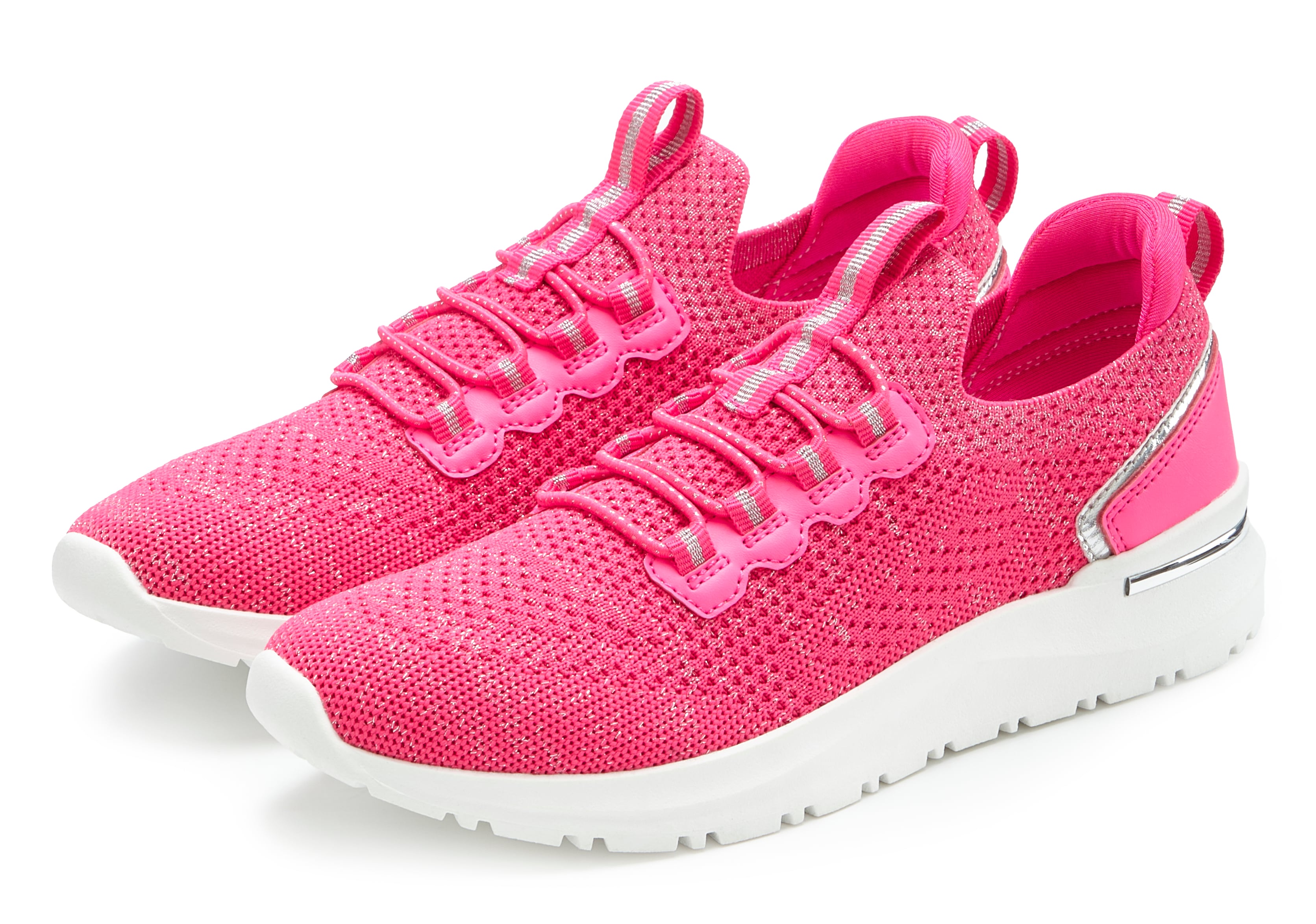 Vivance Sneaker "Freizeitschuh, Halbschuh, Turnschuh, Slip-On-Sneaker," mit elastischen Schnürbändern zum Reinschlüpfen VEGAN