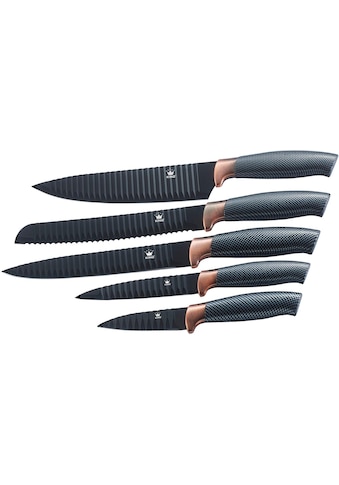 Messer-Set »Carbon Design«, (Set, 5 tlg.)