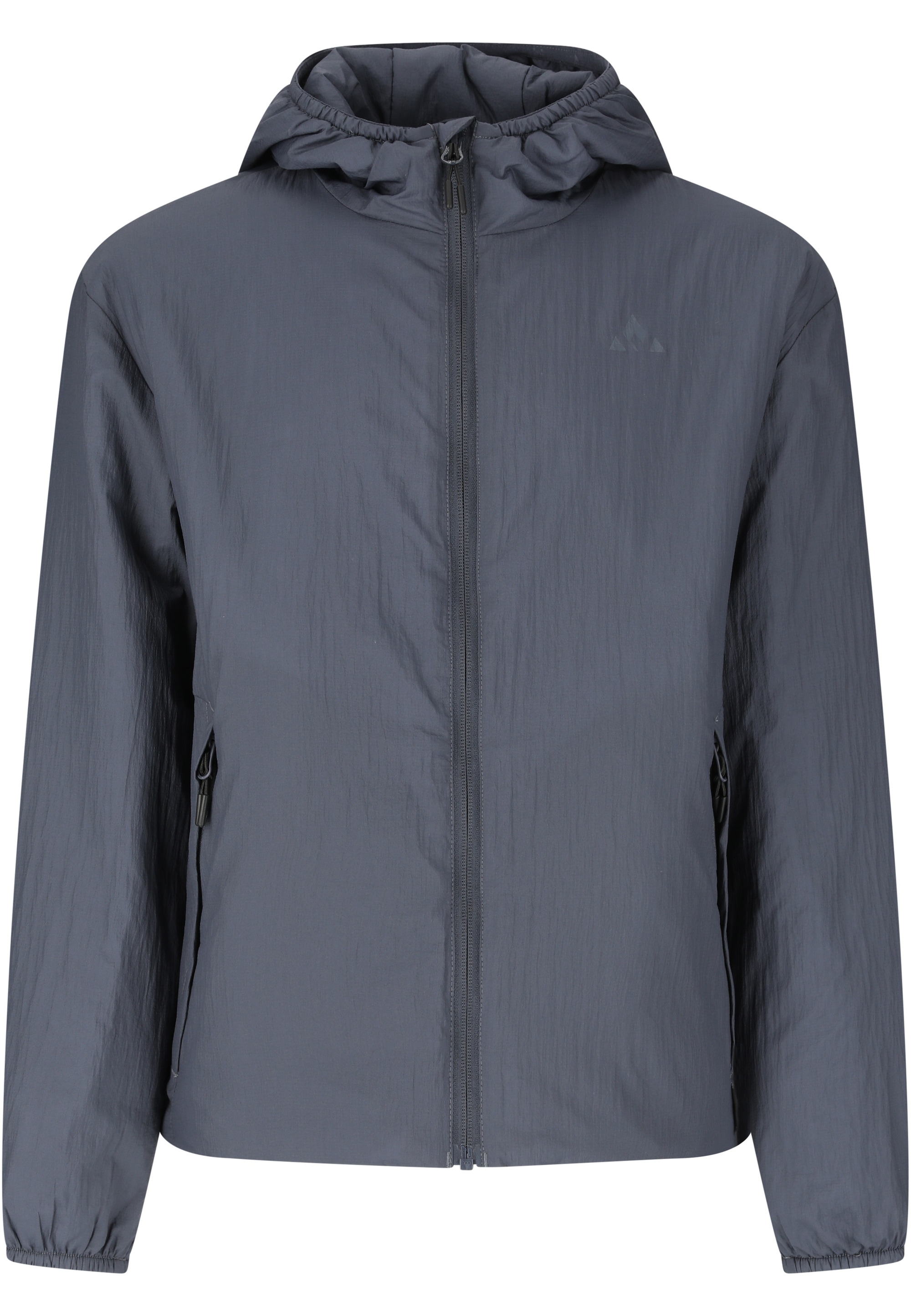 Outdoorjacke WHISTLER "Palu jr.", Kinder, Gr. 140, dunkelgrau, 100% Polyamid, unifarben, normal, hoch geschlossener Ausschnitt, Jacken Outdoorjacke, Comfortemp