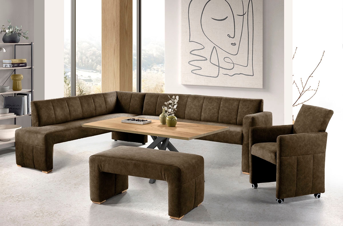 exxpo - sofa fashion Essbank, elegant und modern mit hohem Sitzkomfort
