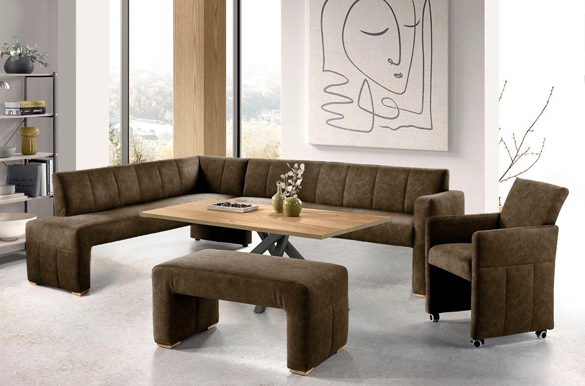 exxpo - sofa fashion Essbank elegant und modern mit hohem Sitzkomfort günstig online kaufen