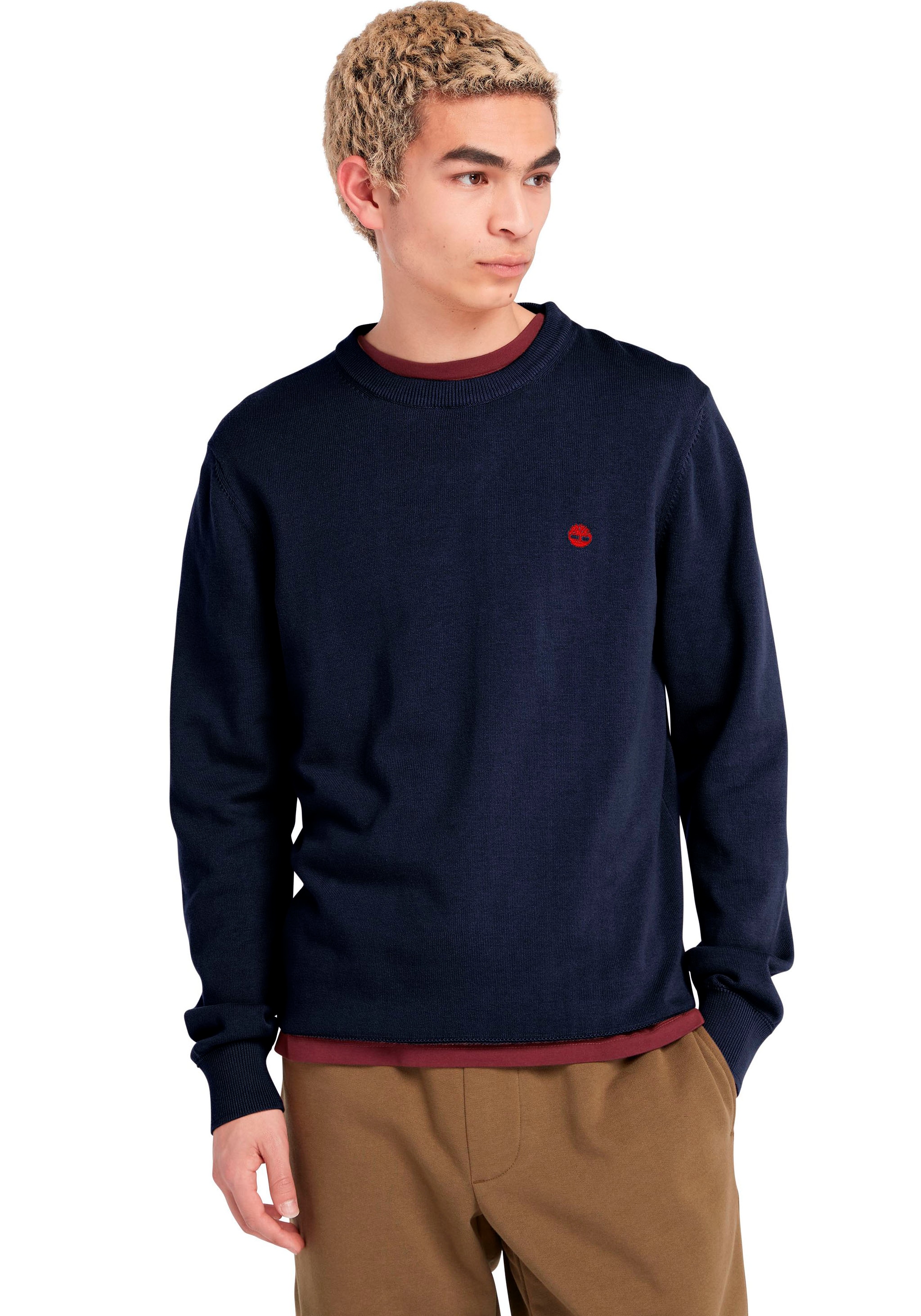 Timberland Rundhalspullover »WILLIAMS RIVER Cotton YD Sweater«