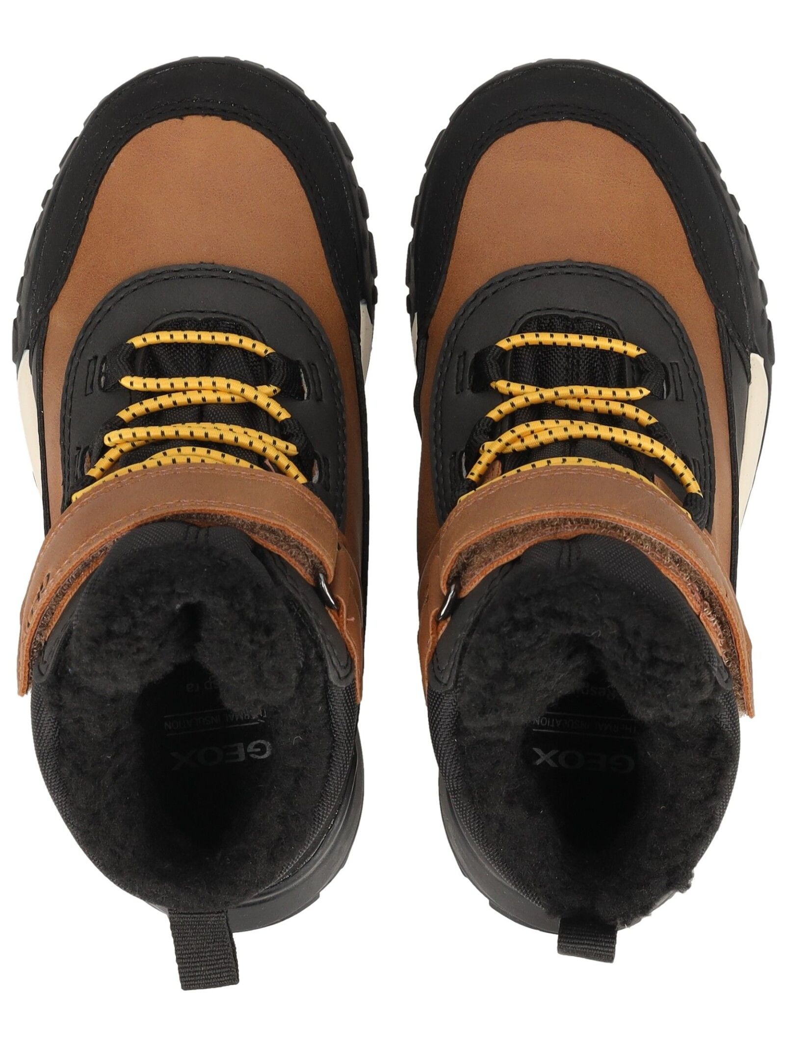 Geox Schnürstiefelette »Geox Stiefelette Lederimitat/Textil«