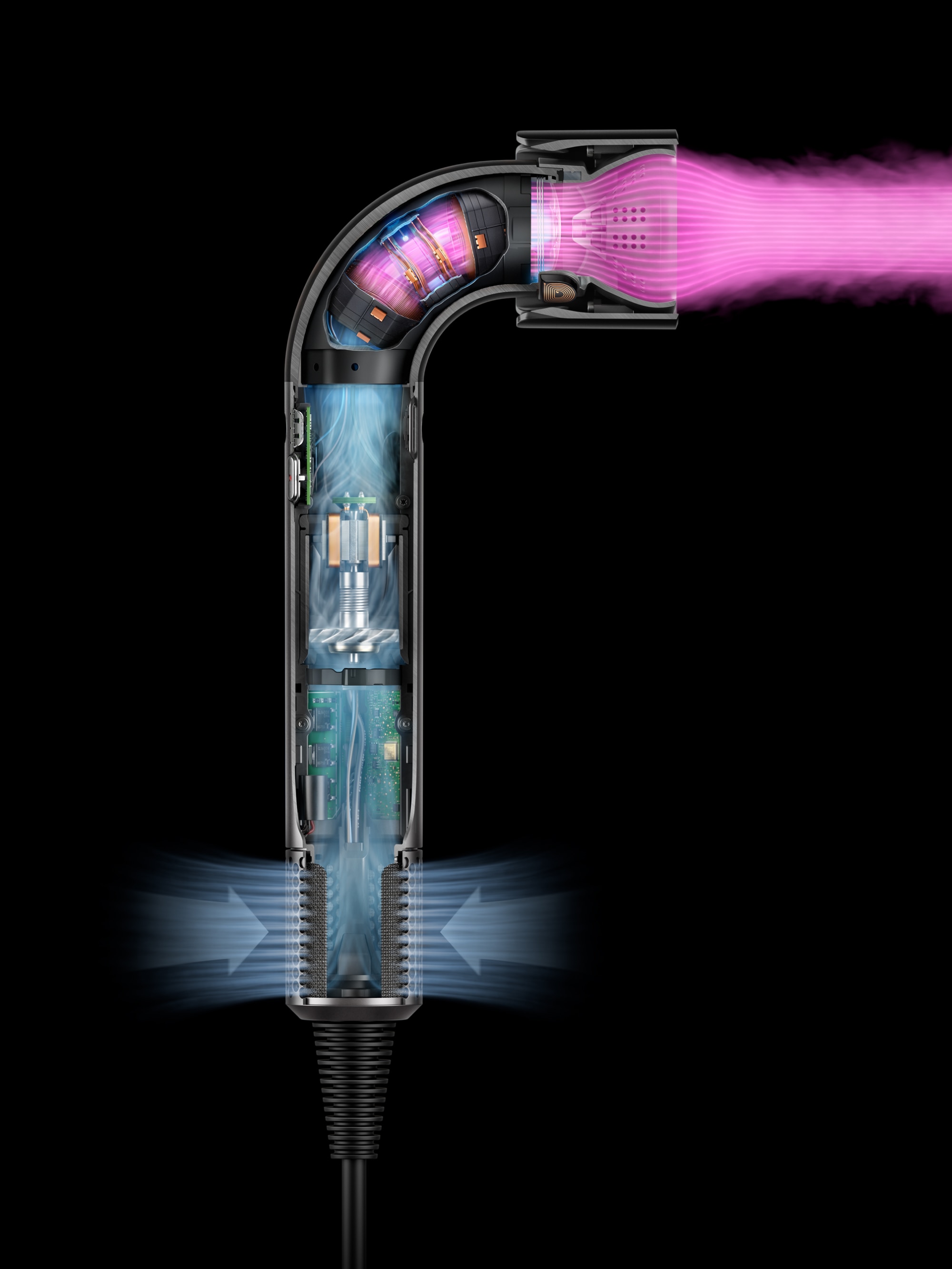 DYSON Haartrockner »Dyson Supersonic r™ straight + wavy in Ceramic Pink/Roségold«