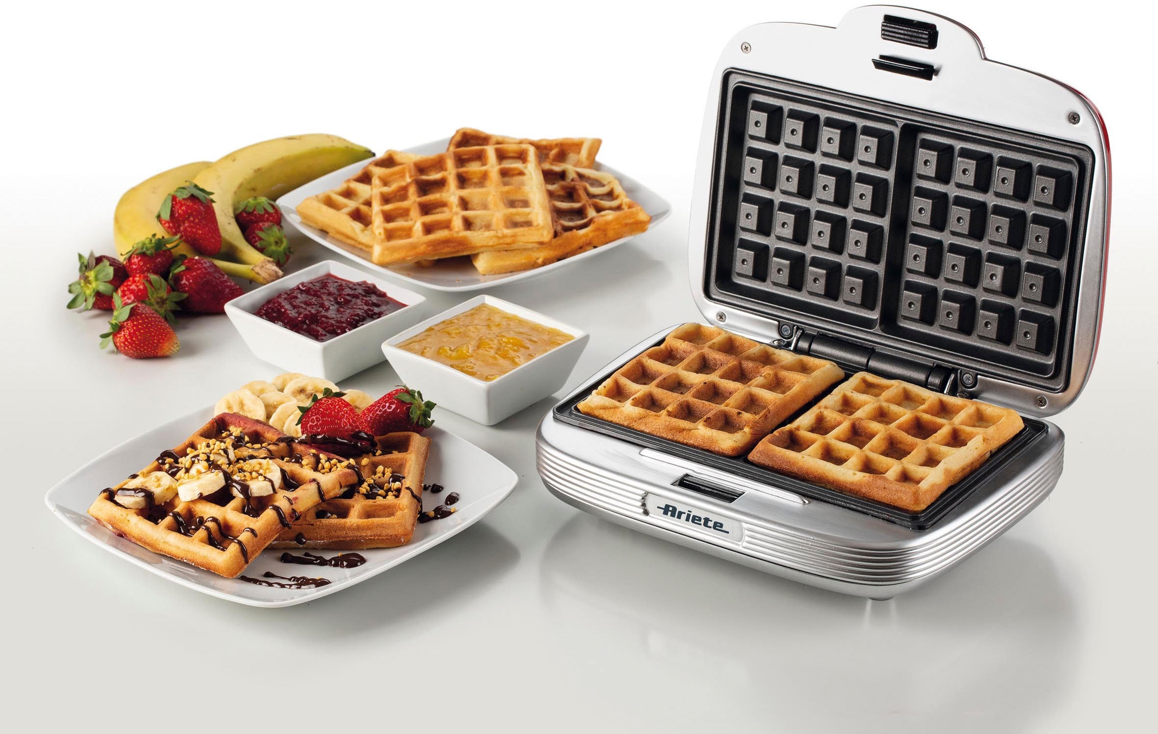 Ariete Waffeleisen »1973R rot Party Time«, 700 W