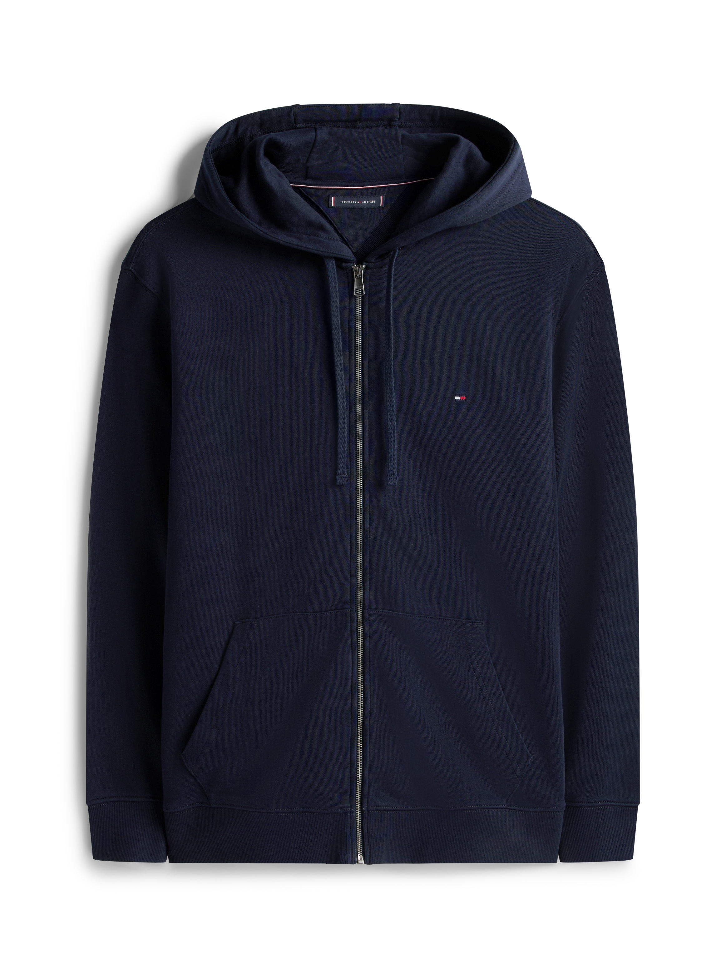 Tommy Hilfiger Big & Tall Kapuzensweatjacke »BT-ESSENTIAL TERRY ZIP THROUGH«, Große Größen, Kapuze mit Tunnelzug
