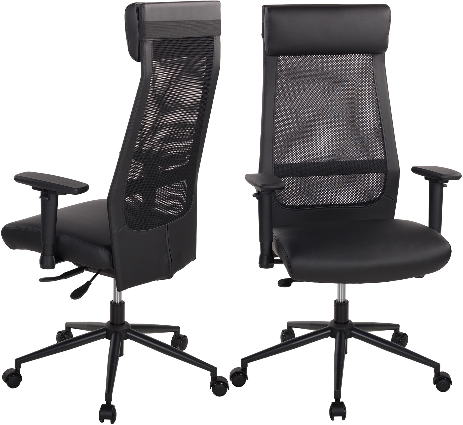 Duo Collection Schreibtischstuhl "SERRIA", 1 St., Kunstleder-Netzstoff, 3-D günstig online kaufen