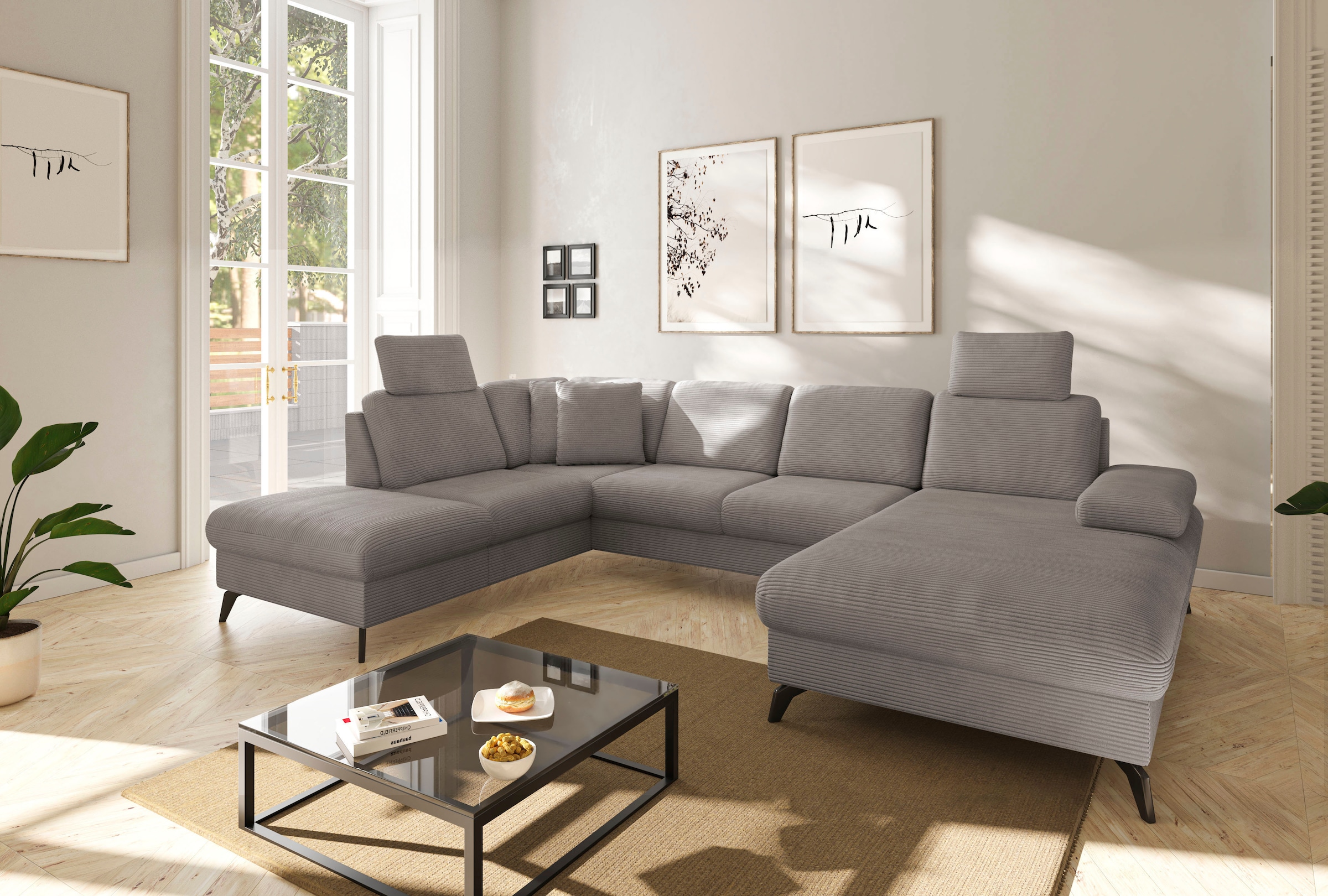 sit&more Wohnlandschaft "Morris Jubi U-Form", inkl. Armteilfunktion und 1 Z günstig online kaufen