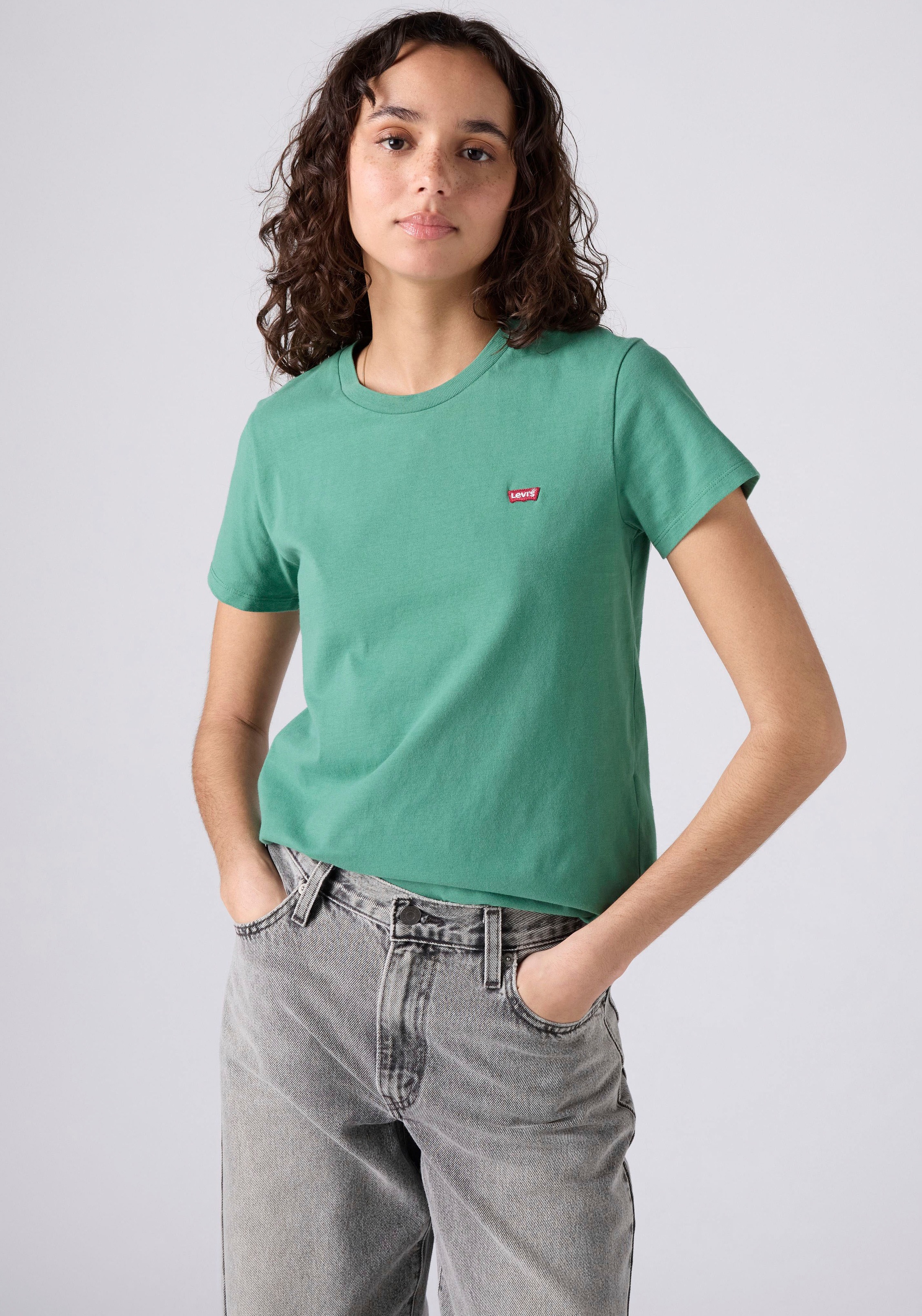 Levis T-Shirt "TEE Minilogo" mit kleiner Logostickerei günstig online kaufen