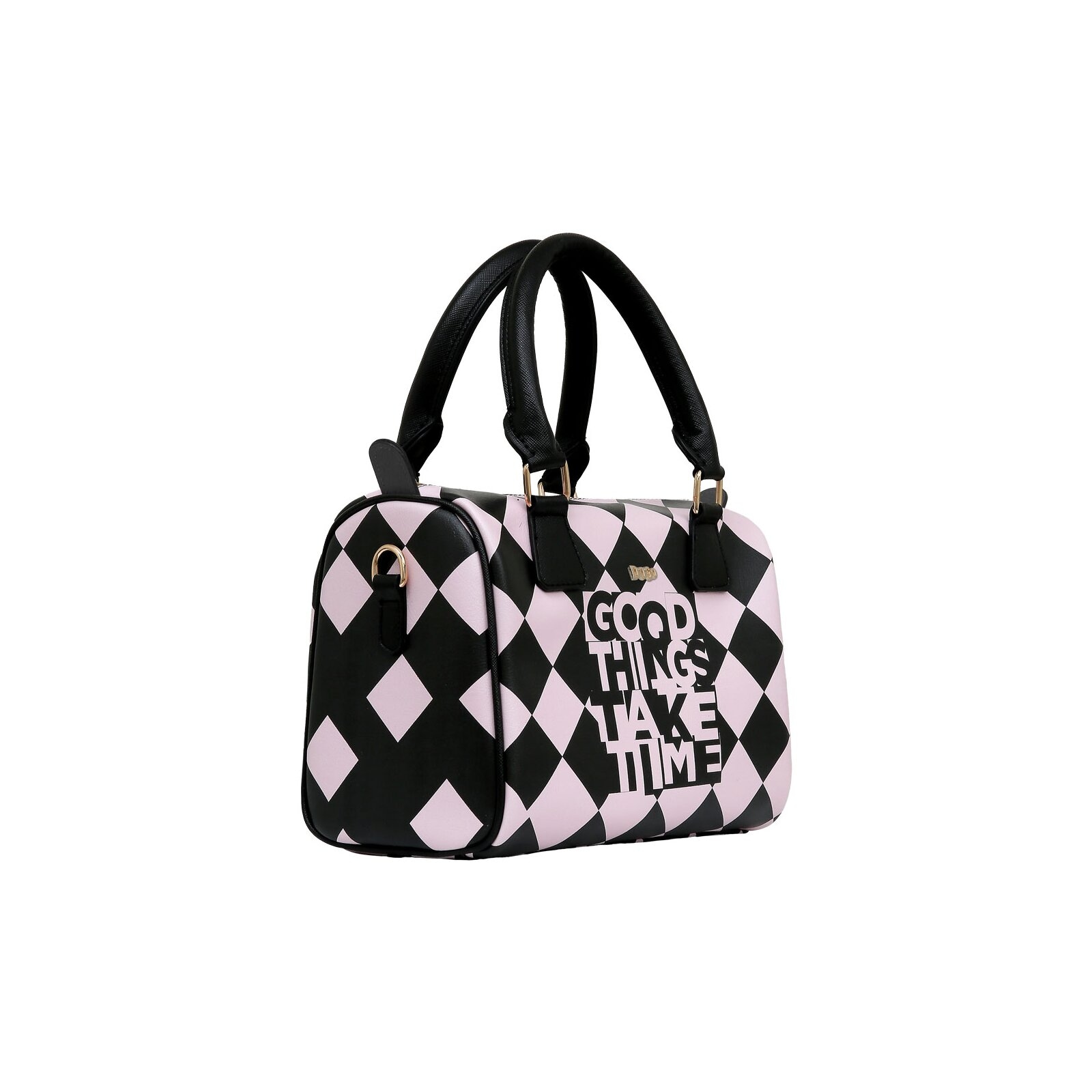 DOGO Schultertasche »Clemence Umhängetasche Good Things Take Time Schultertasche« Handgefertigt