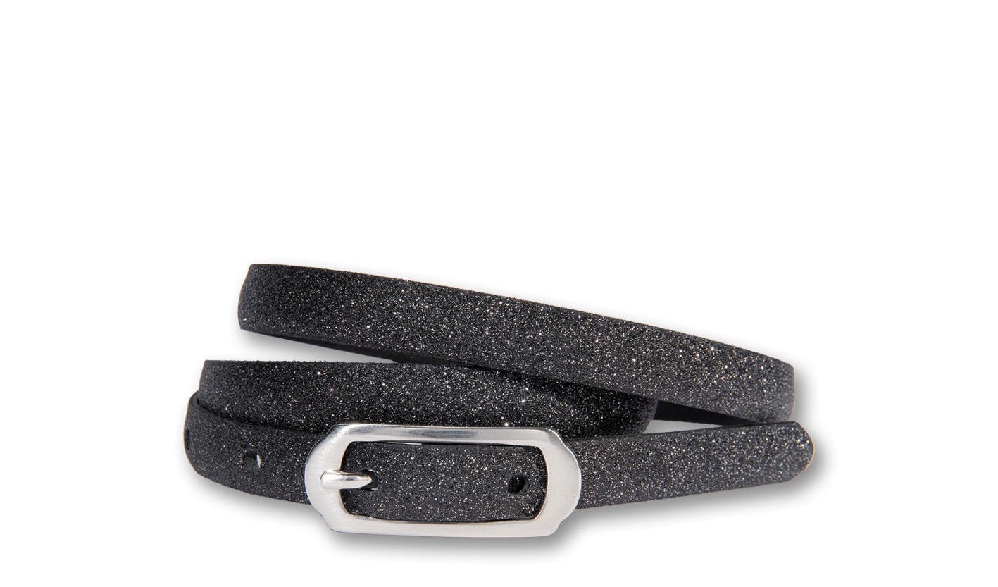 Silbergift Ledergürtel »Ledergürtel im Luxuslook mit schmalem Style«