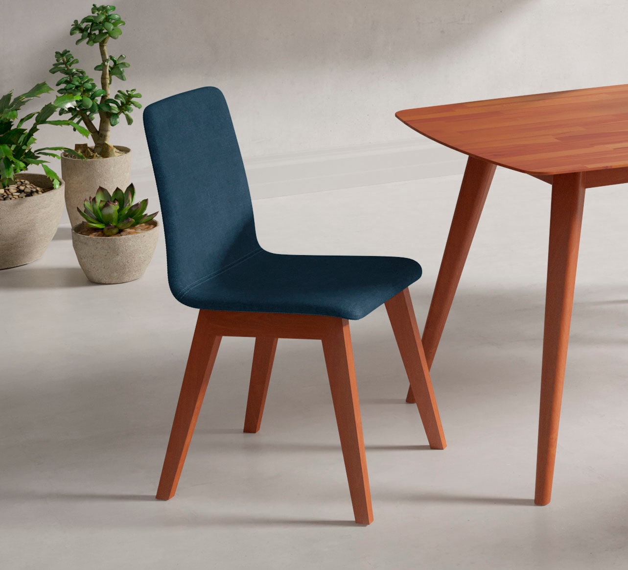 Home affaire "Sandy" () 2 Stk.mit verschiedenen Stuhlbeinfarben und Farbvarianten, Sitzhöhe 47 cm