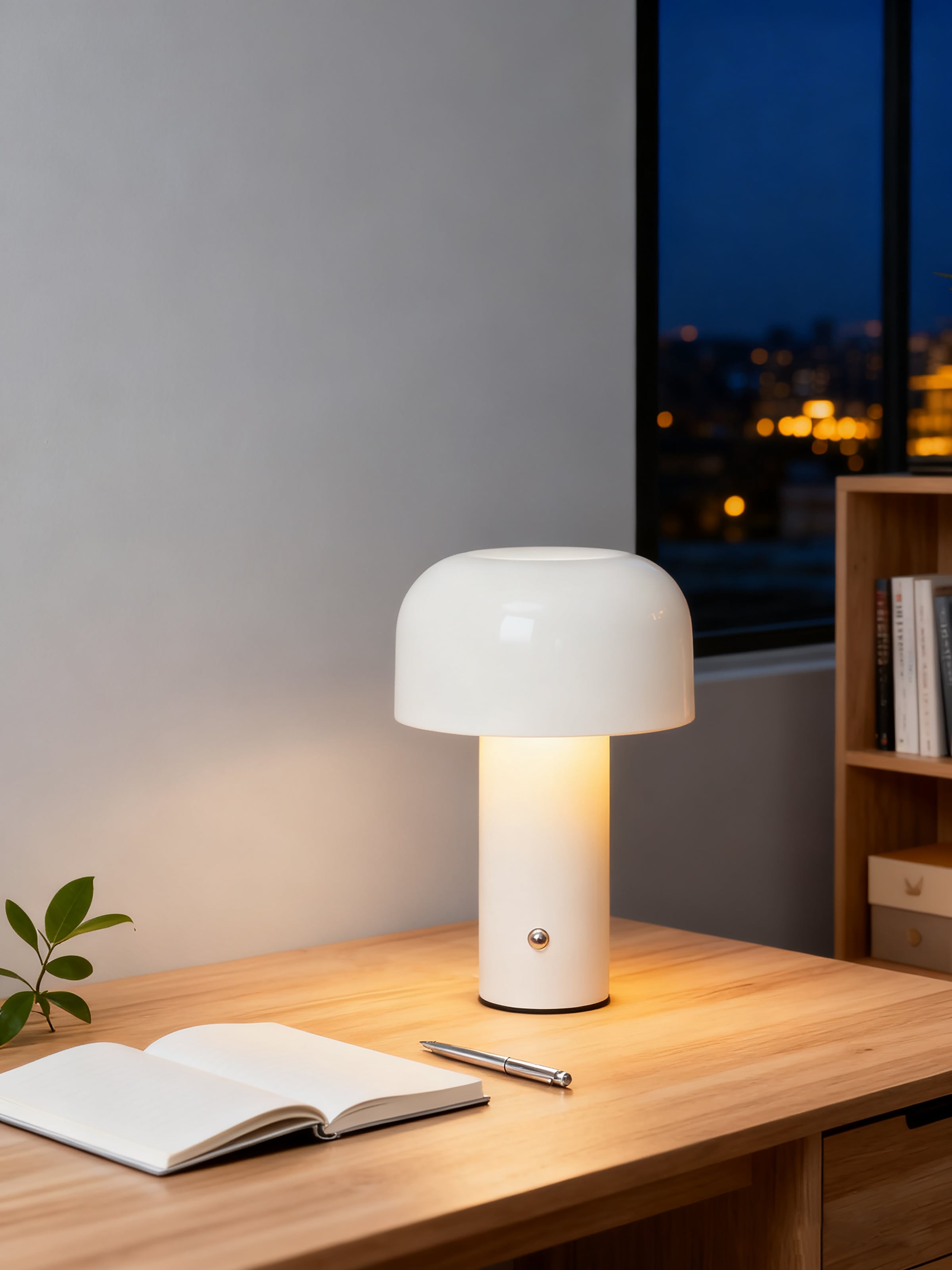 OTTO home LED Tischleuchte »Ronno« LED-Modul 1 Stk. warmweiß - kaltweiß LED, dimmbar, Farbwechsel, kabellos, USB-C, Akku