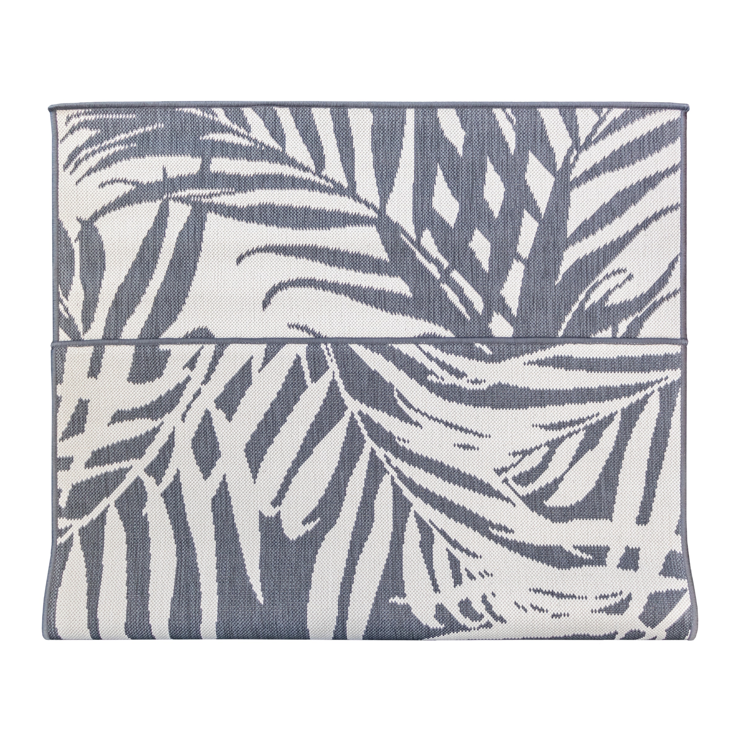 Primaflor-Ideen in Textil Teppich »Outdoorteppich REVERSO - Palm Tree«, rechteckig, 5 mm Höhe, Wendeteppich, Palmblätter, In- und Outdoor geeignet, wasserfest