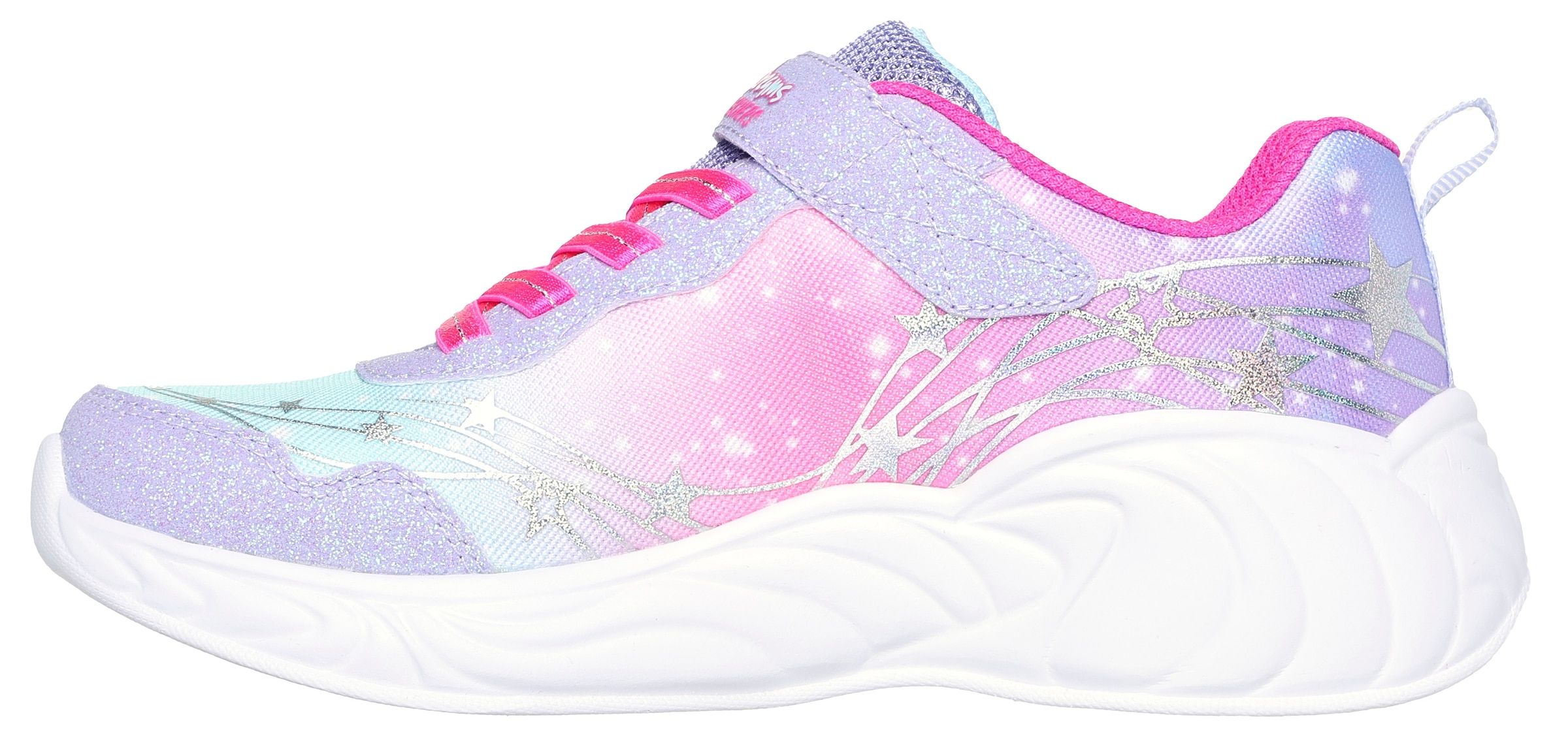 Skechers Kids Sneaker »UNICORN DREAMS«, Blinkschuh, Klettschuh, Kinderschuh mit Gummizug und Klettriegel