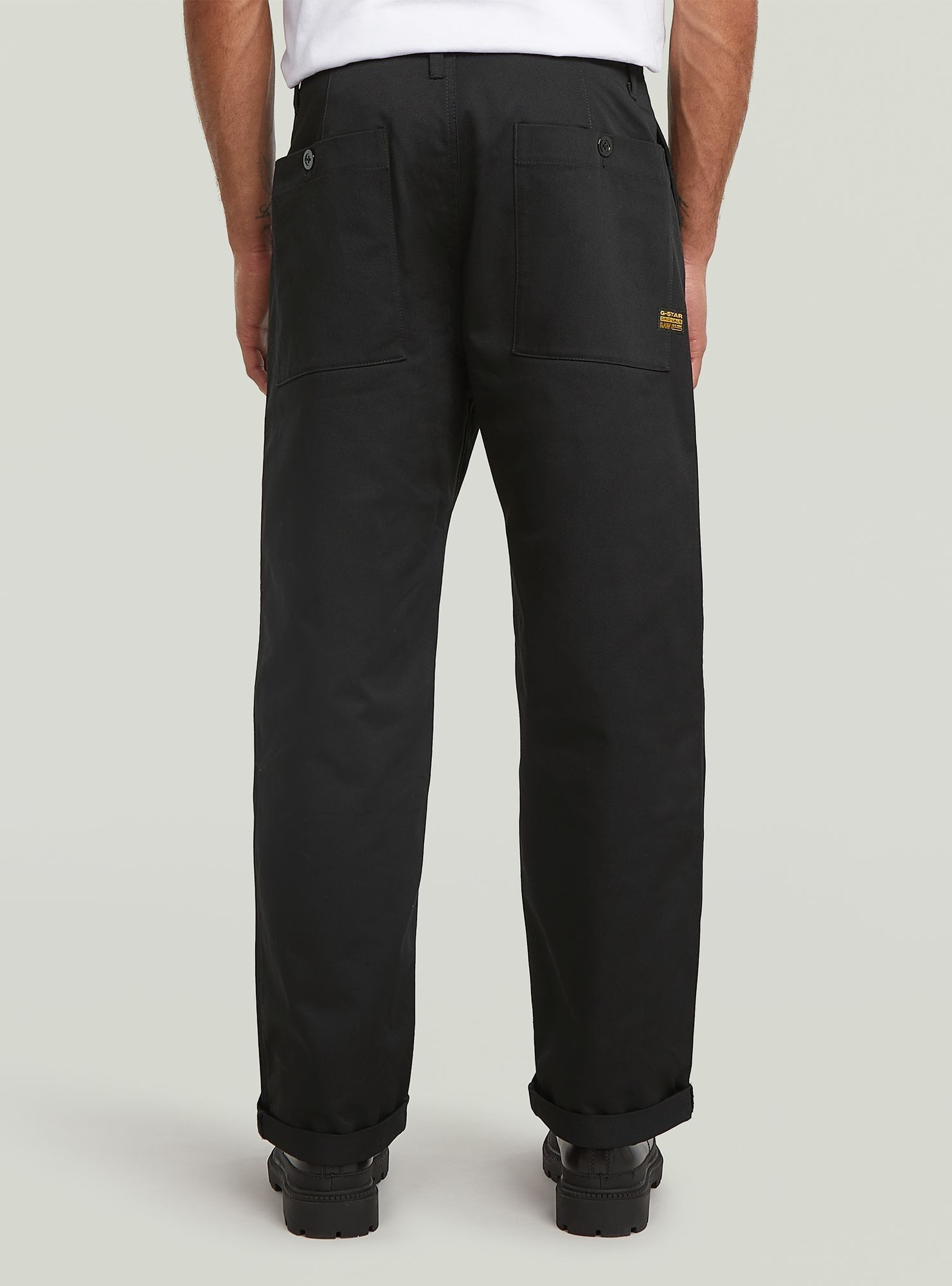 G-STAR Chinohose "Pleated Chino Relaxed Straight" günstig online kaufen
