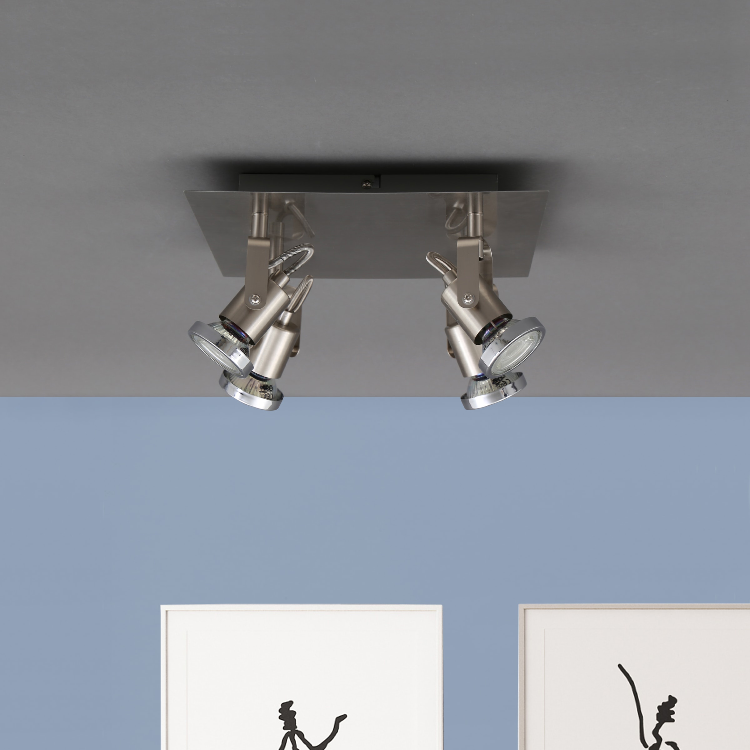 B.K.Licht LED Deckenleuchte, kaufen Spot-Lampe, | modern, 4 Design-Deckenstrahler, inkl. BAUR 5W 400lm flammig-flammig, Spotlights