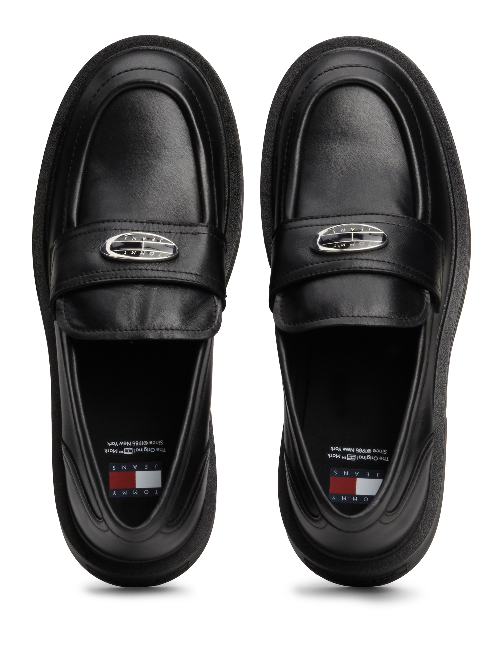 Tommy Jeans Loafer »TJW FLAT LOAFER«, Halbschuh, Slipper, Schlupfschuh im College-Look