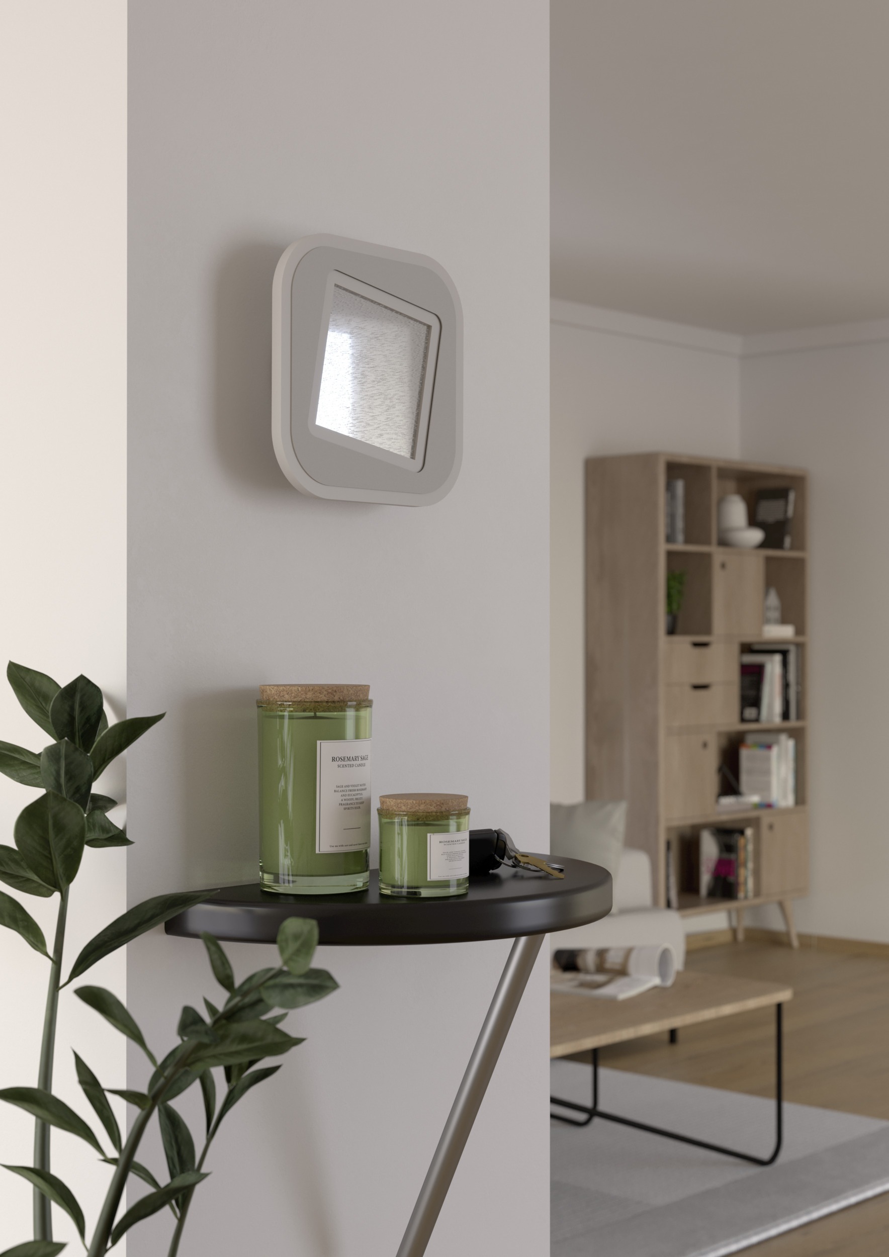 EGLO Wandleuchte »MACCHIONI Wandlampe - Stahl, Kunststoff - LED - 12W - IP20« LED-Modul 1 Stk. Neutralweiß Wandstrahler, Wandspot, Wohnzimmer, Flur, L20 x B20 x AL4,5 cm