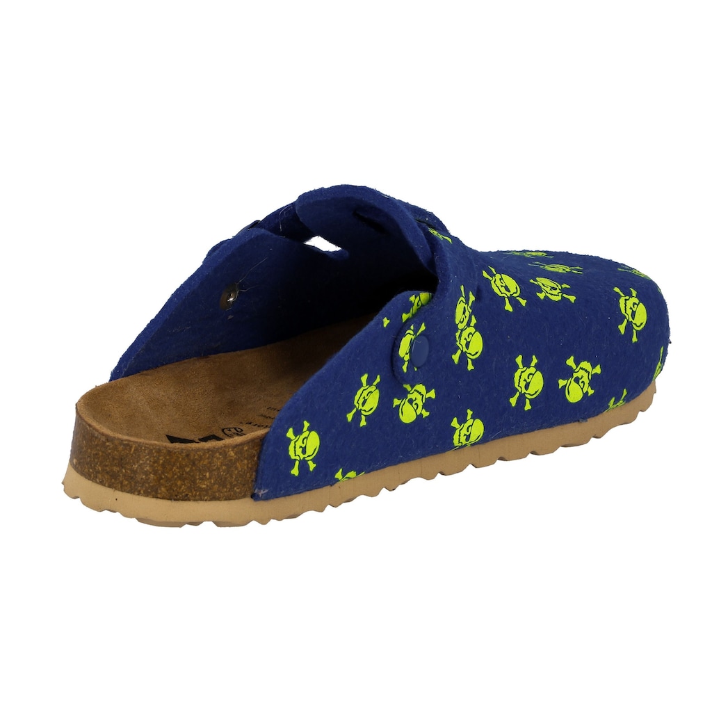 Lico Clog »Clog Bioline Clog Star - braun/lemon«