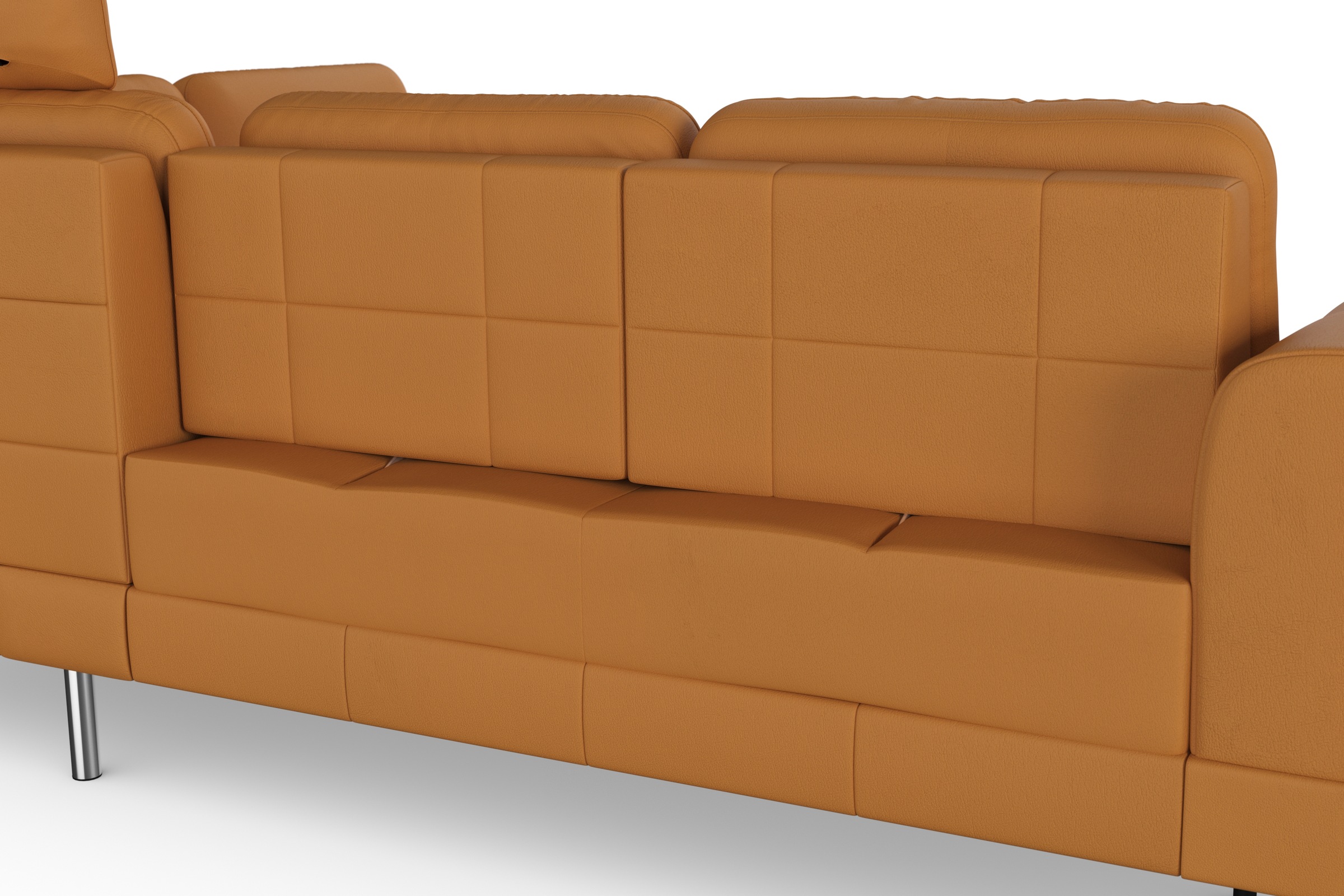 sit&more Ecksofa »Bendigo L-Form«, inklusive Sitztiefenverstellung, Bodenfreiheit 15 cm, in 2 Fußfarben