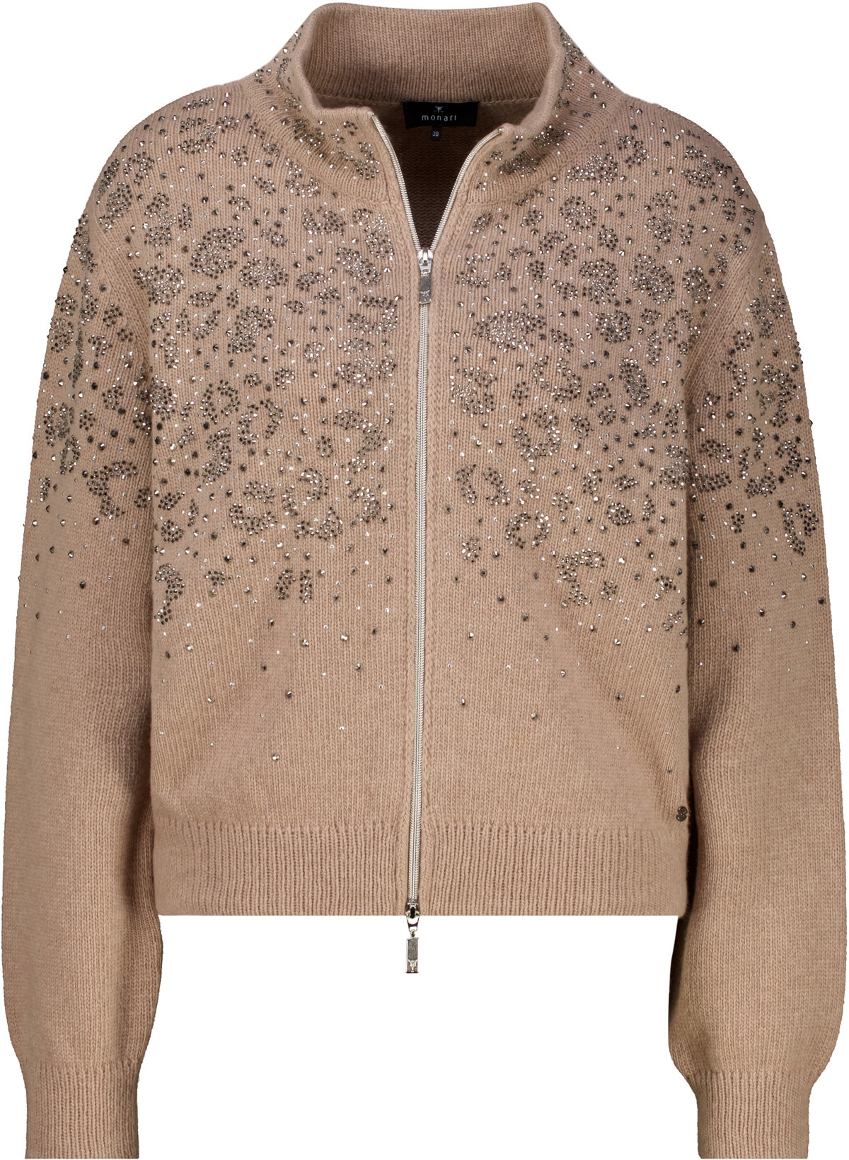 Monari Strickjacke Regular fit mit Stehkragen