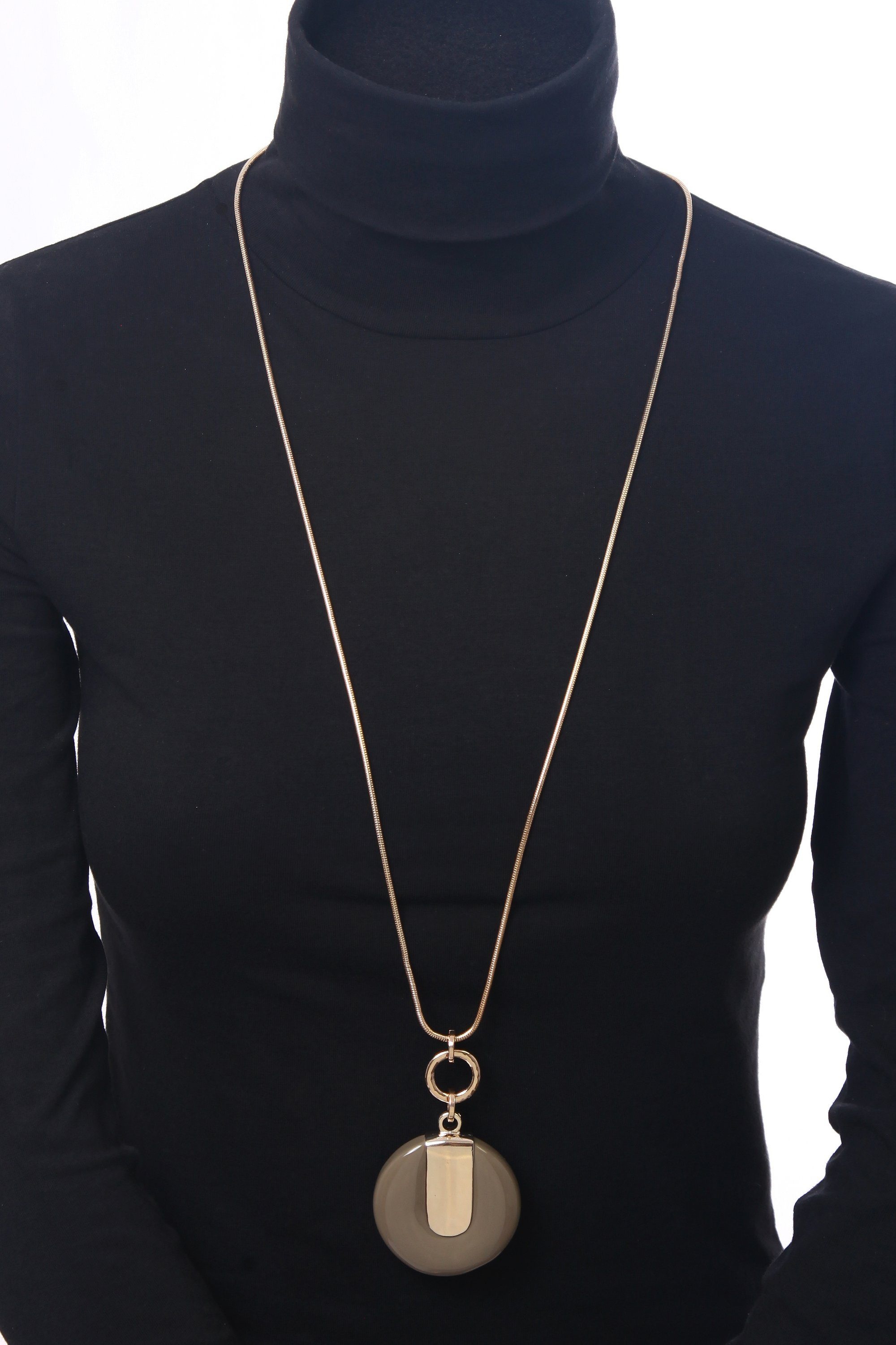 COLLEZIONE ALESSANDRO Lange Kette »Elena« Kette mit Kunstharzanhänger