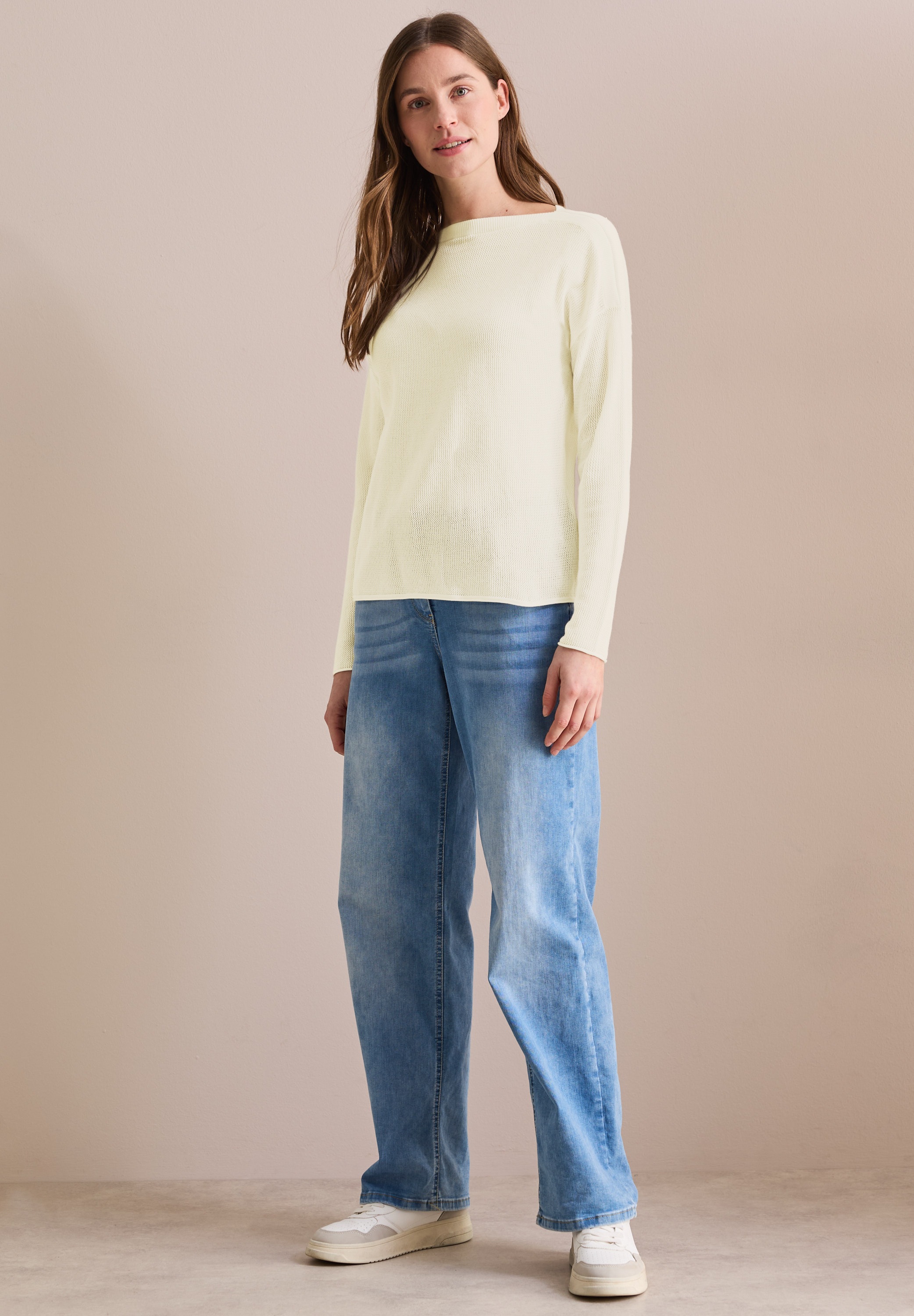 Cecil Strickpullover, im soften Baumwoll-Mix