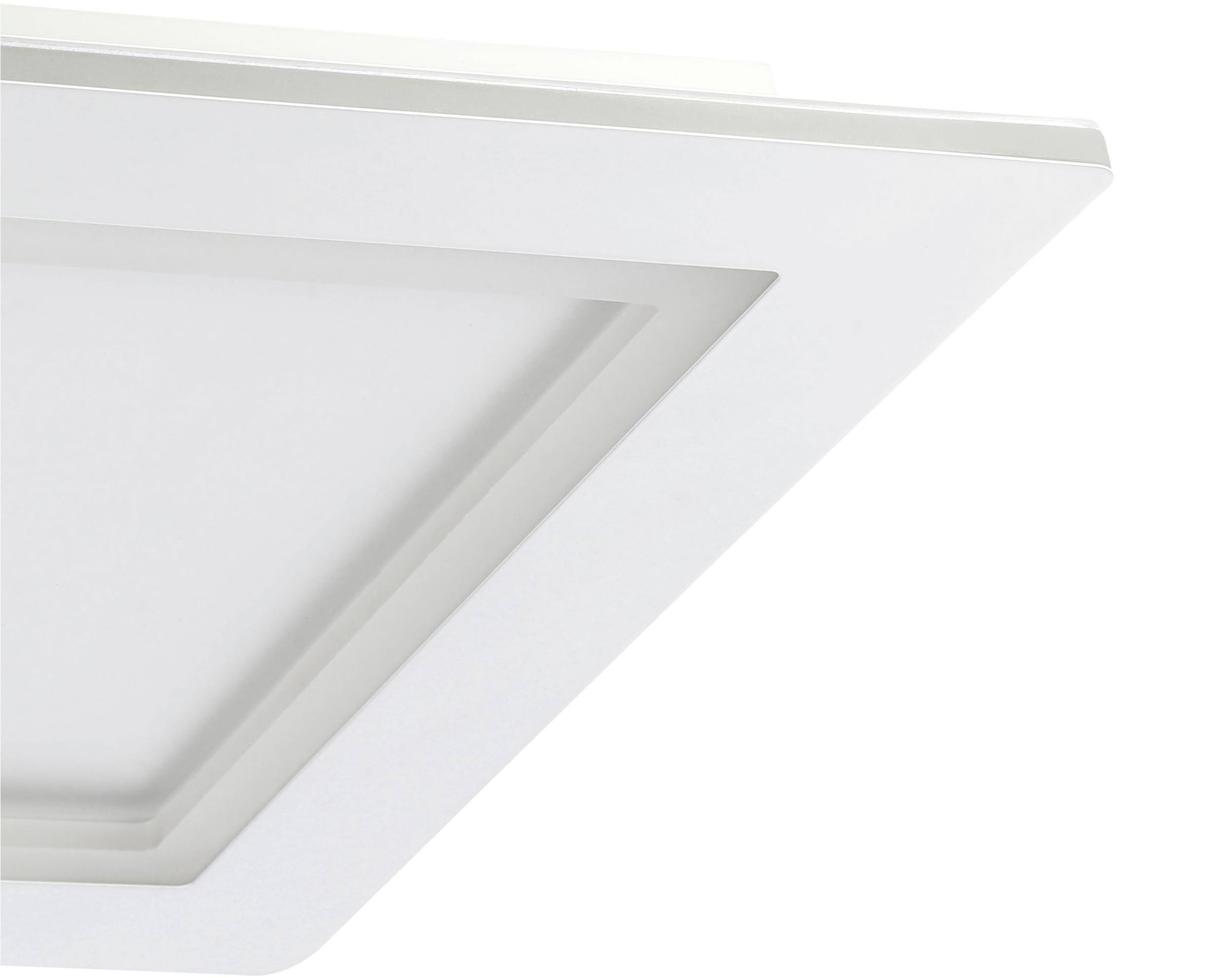 EGLO Deckenleuchte »Padrogiano-Z Deckenlampe, ZigBee 3.0, App und Sprachsteuerung, Lampe« LED-Modul 1 Stk. Kaltweiß | RGB ZigBee, App und Sprachsteuerung Alexa, RGB, dimmbar, 45 x 45 cm